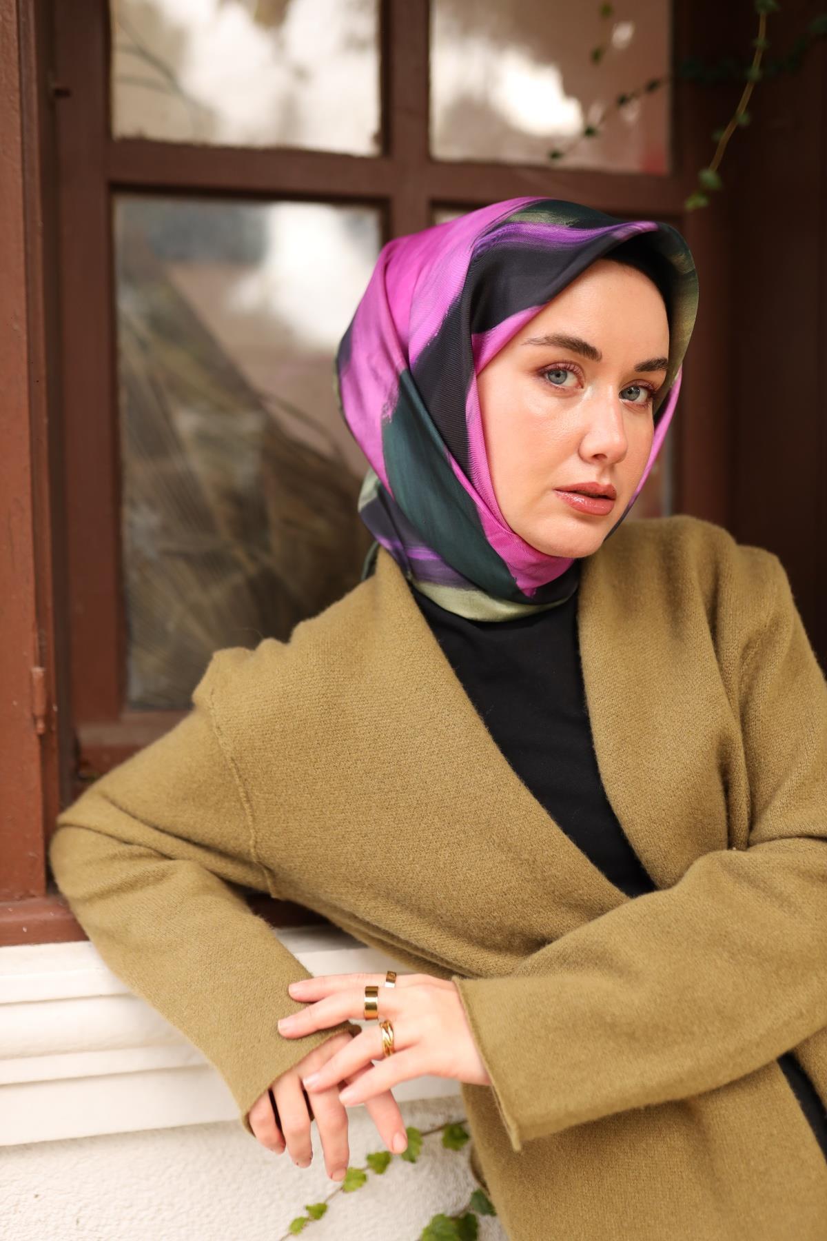 Silk Home Twill İpek Eşarp 11448-34