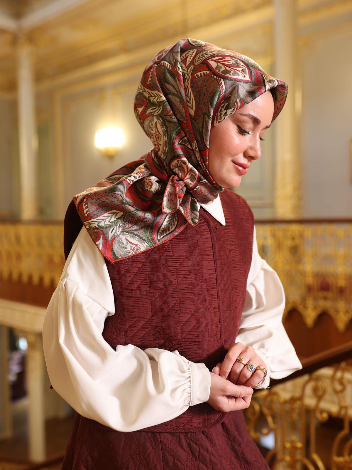 Silk Home Twill İpek Eşarp 11456-17