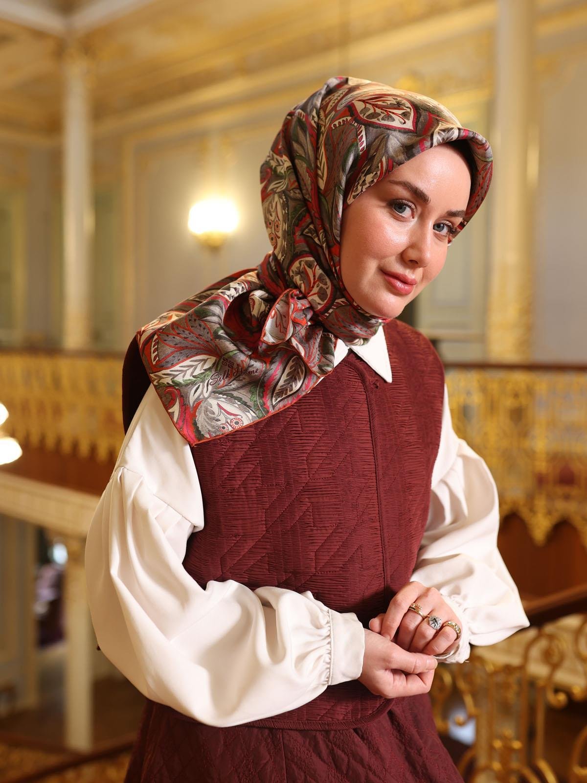 Silk Home Twill İpek Eşarp 11456-17