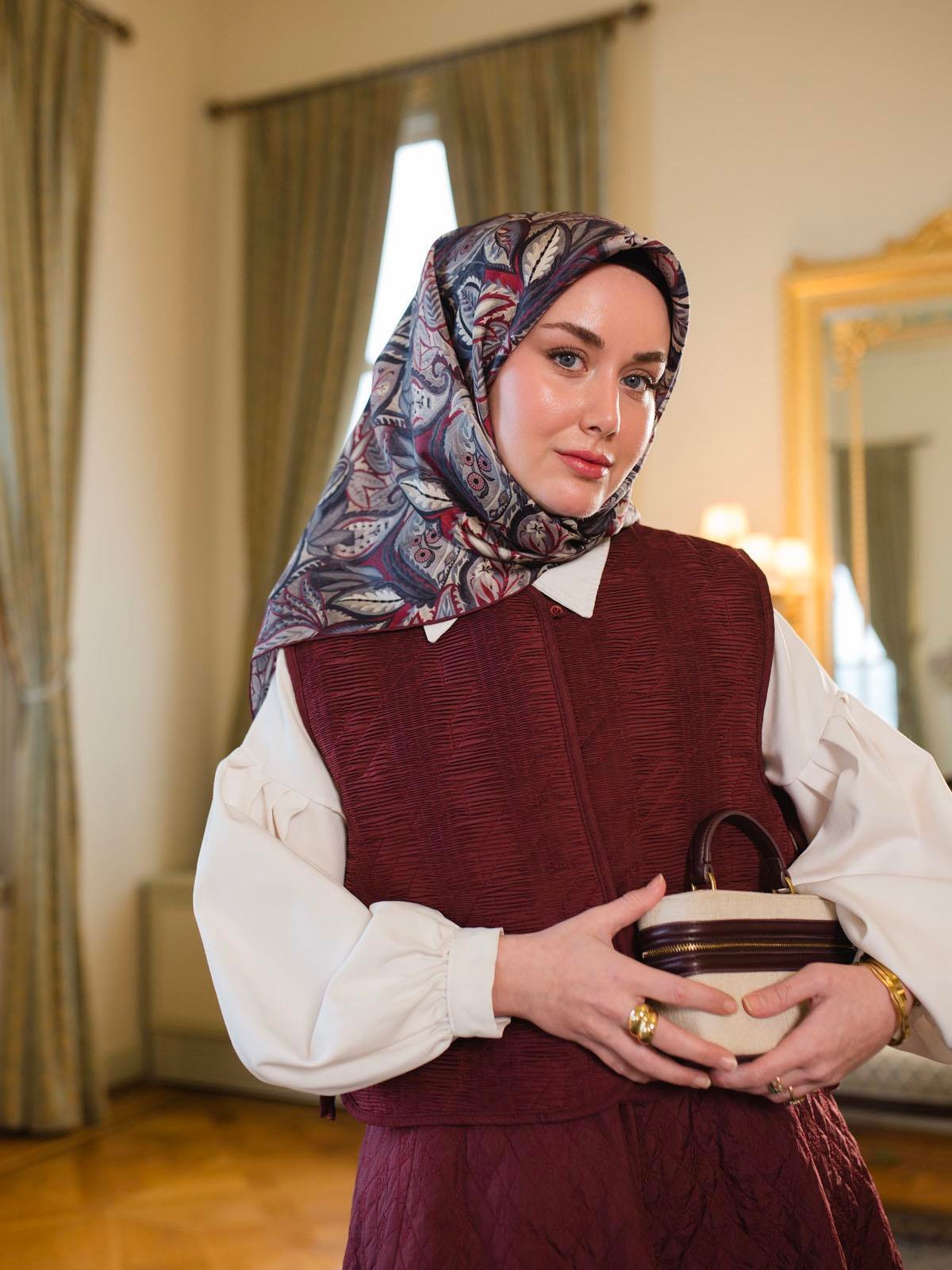 Silk Home Twill İpek Eşarp 11456-34