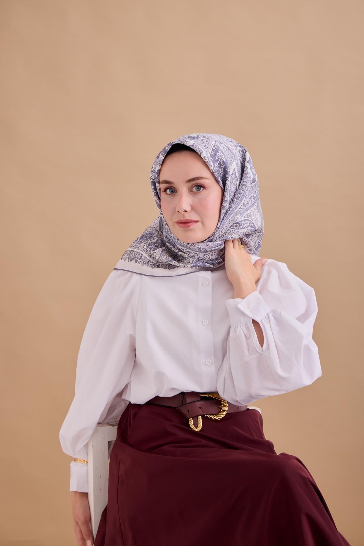 Silk Home Twill İpek Eşarp 11476-11