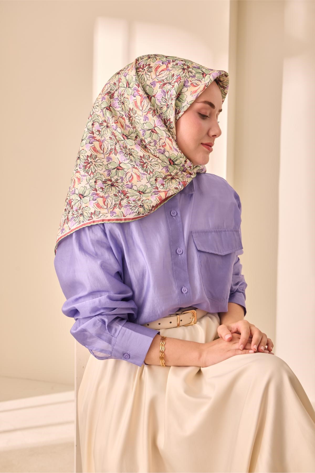 Silk Home Twill İpek Eşarp 11477-04