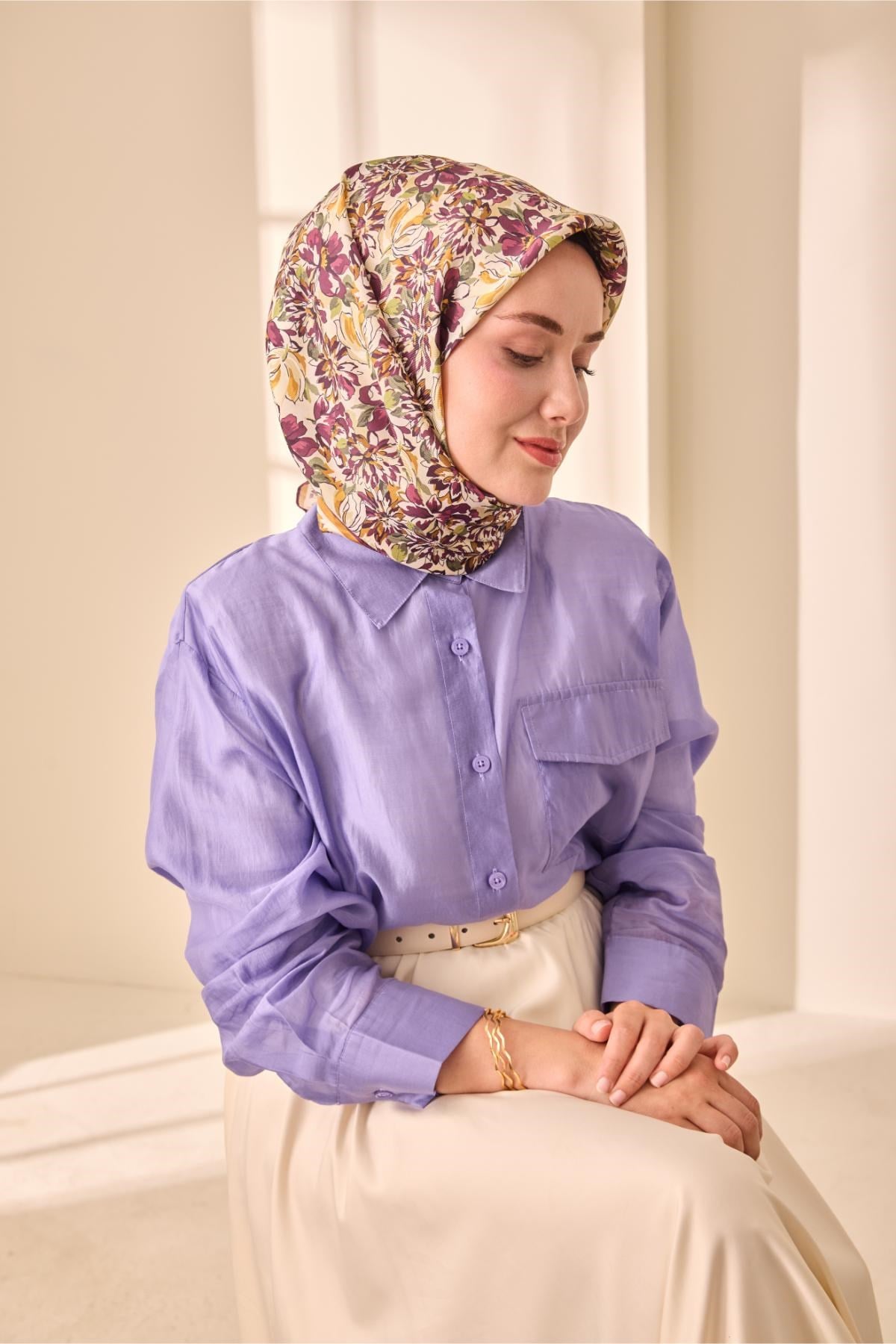 Silk Home Twill İpek Eşarp 11477-10