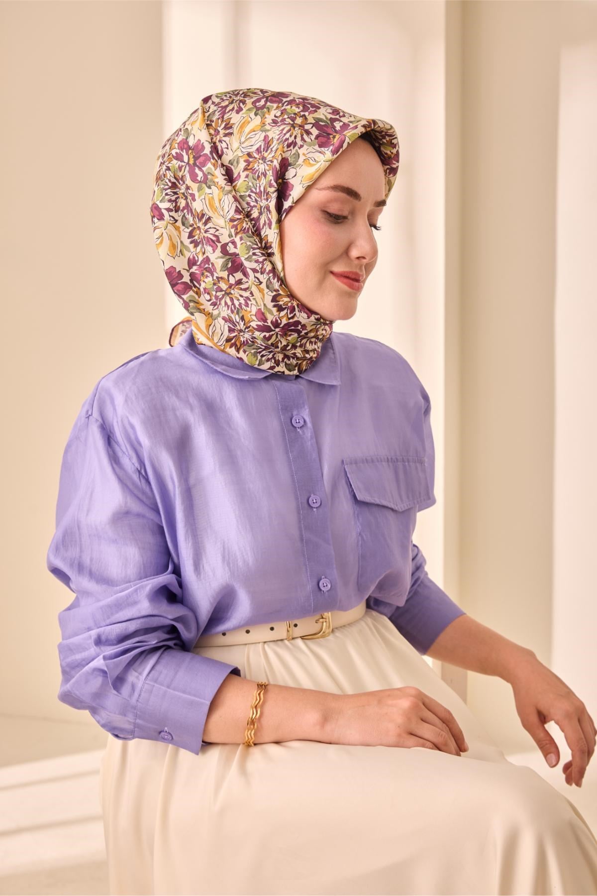 Silk Home Twill İpek Eşarp 11477-10