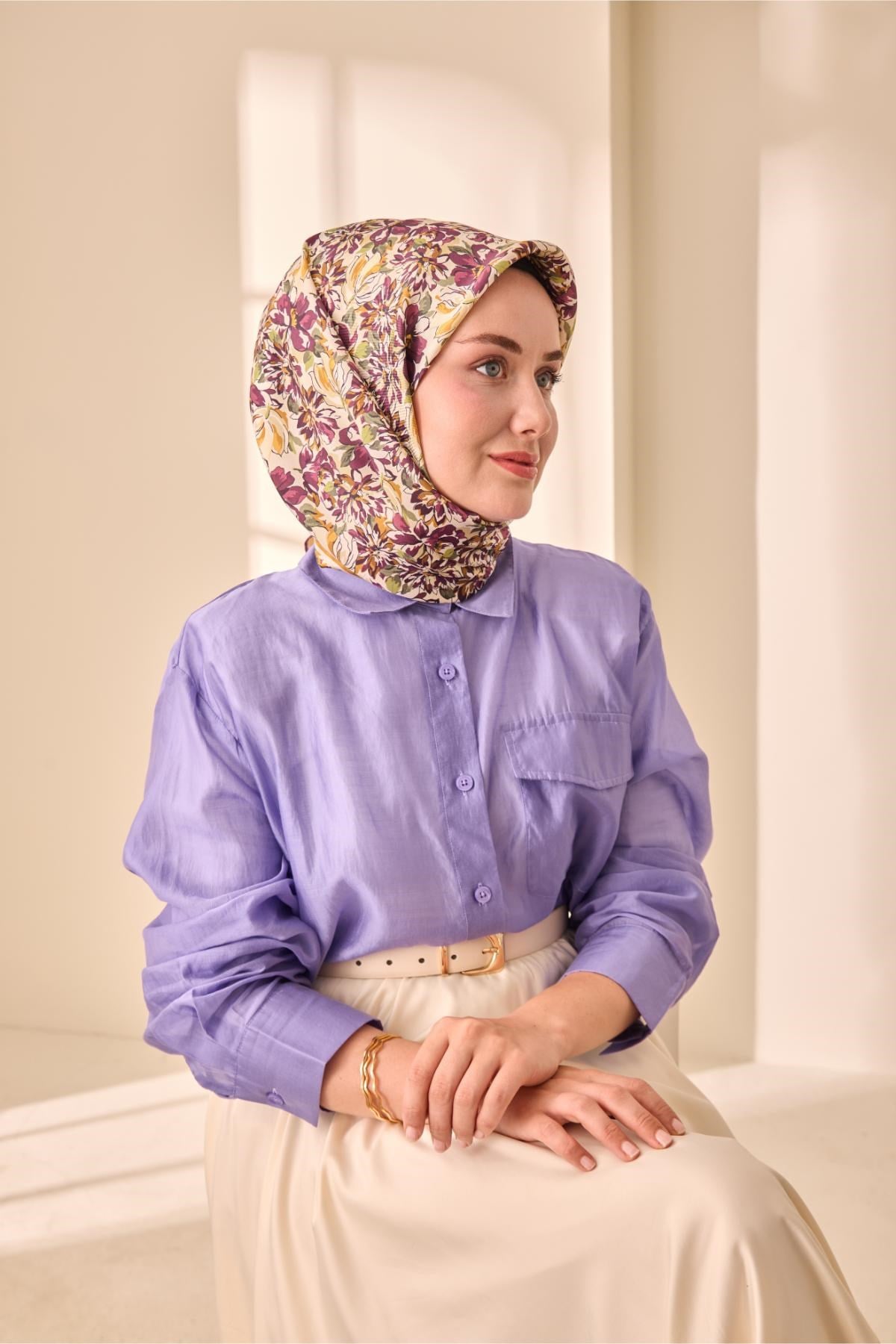 Silk Home Twill İpek Eşarp 11477-10