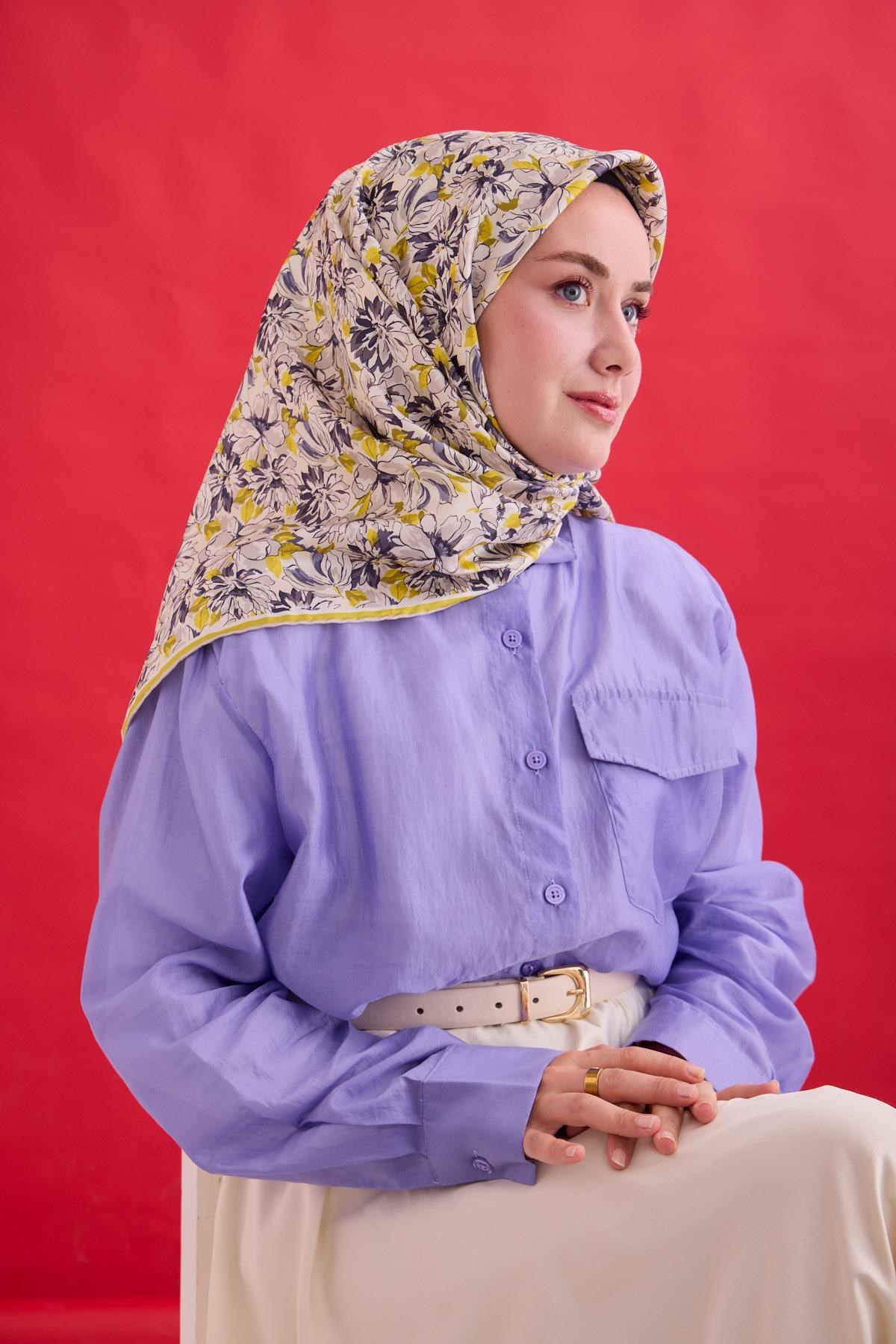 Silk Home Twill İpek Eşarp 11477-21