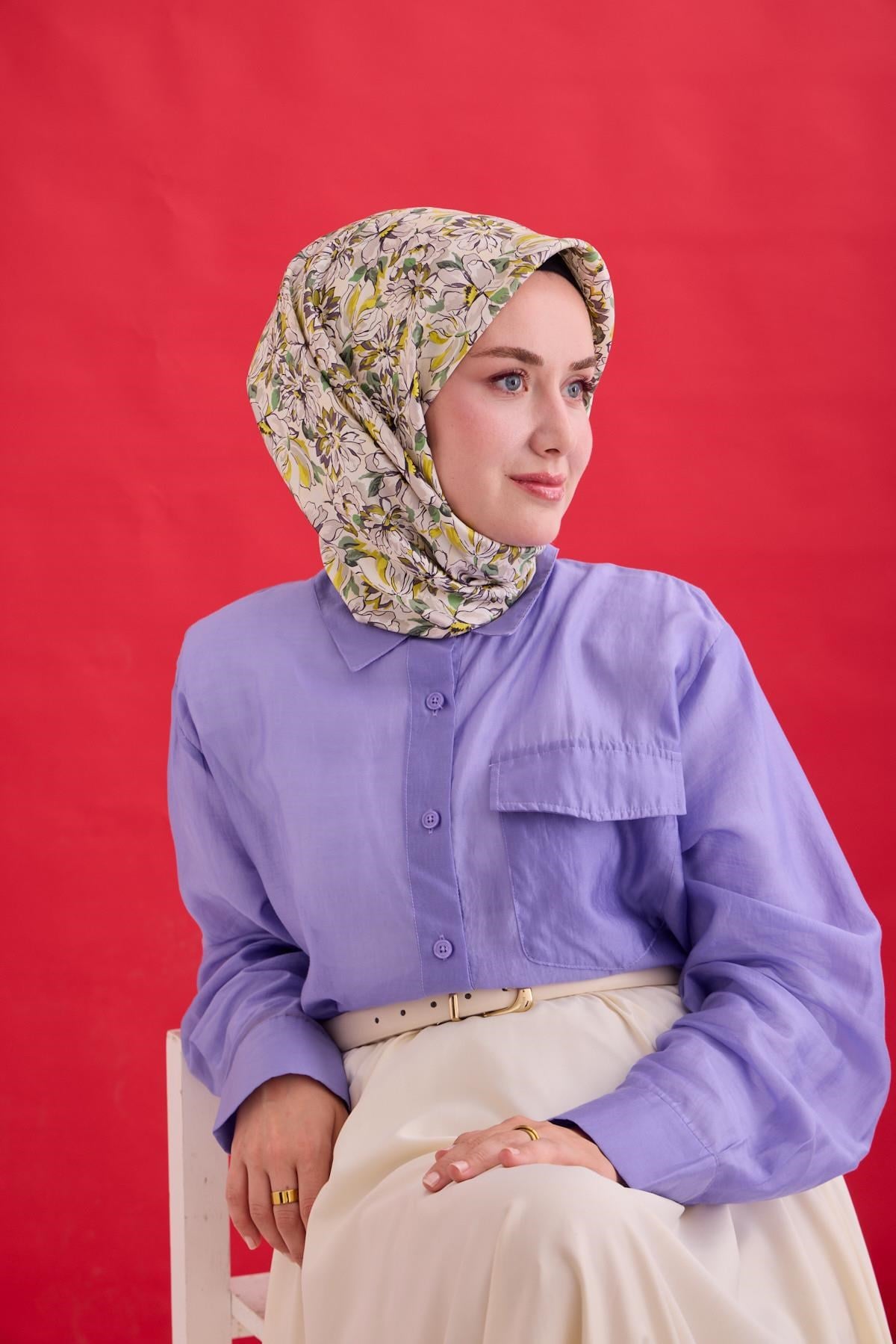 Silk Home Twill İpek Eşarp 11477-22