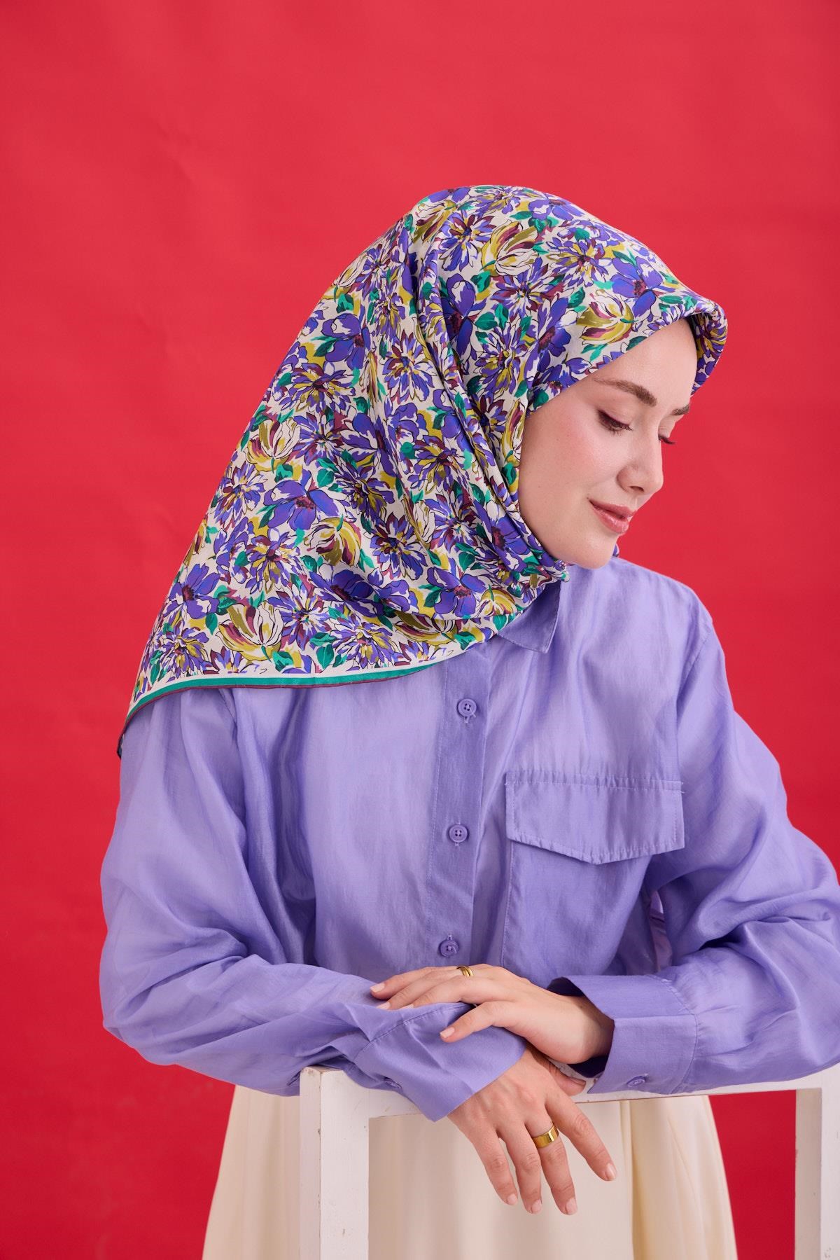 Silk Home Twill İpek Eşarp 11477-24