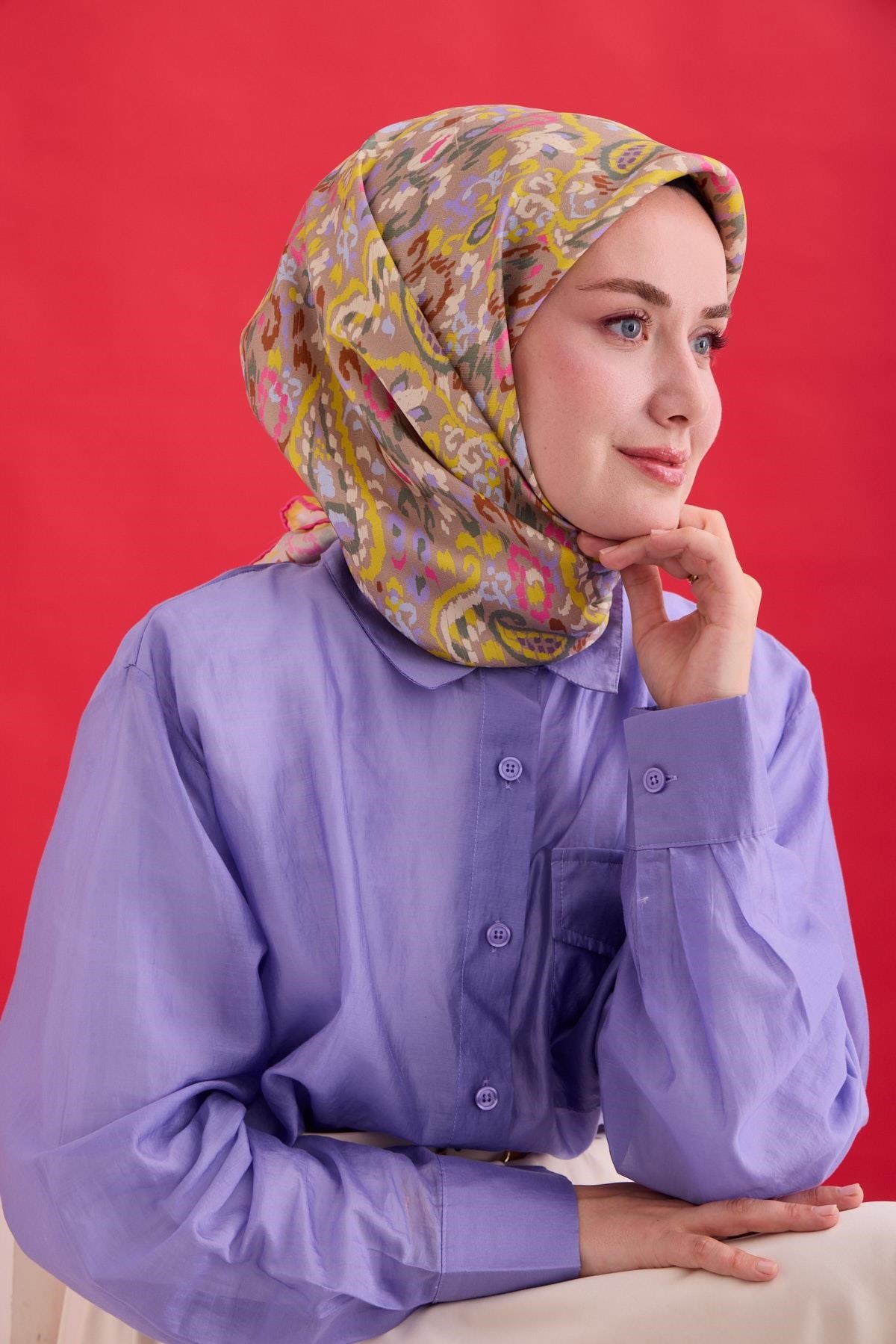 Silk Home Twill İpek Eşarp 11478-11