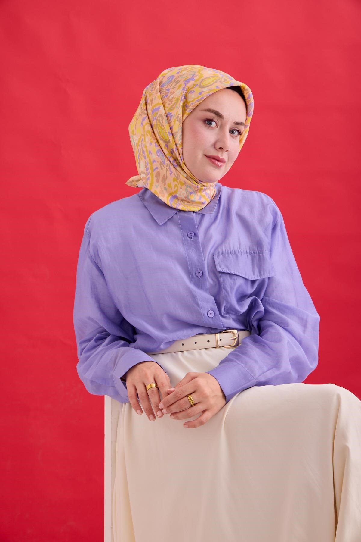 Silk Home Twill İpek Eşarp 11478-23
