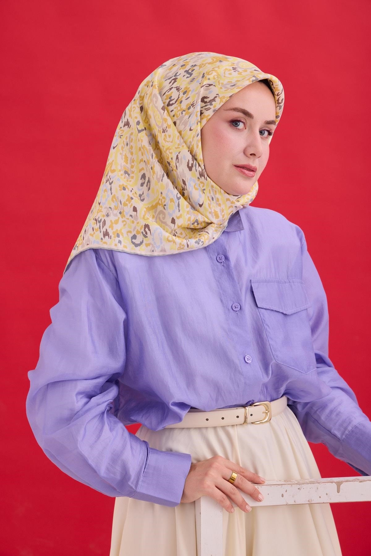 Silk Home Twill İpek Eşarp 11478-27