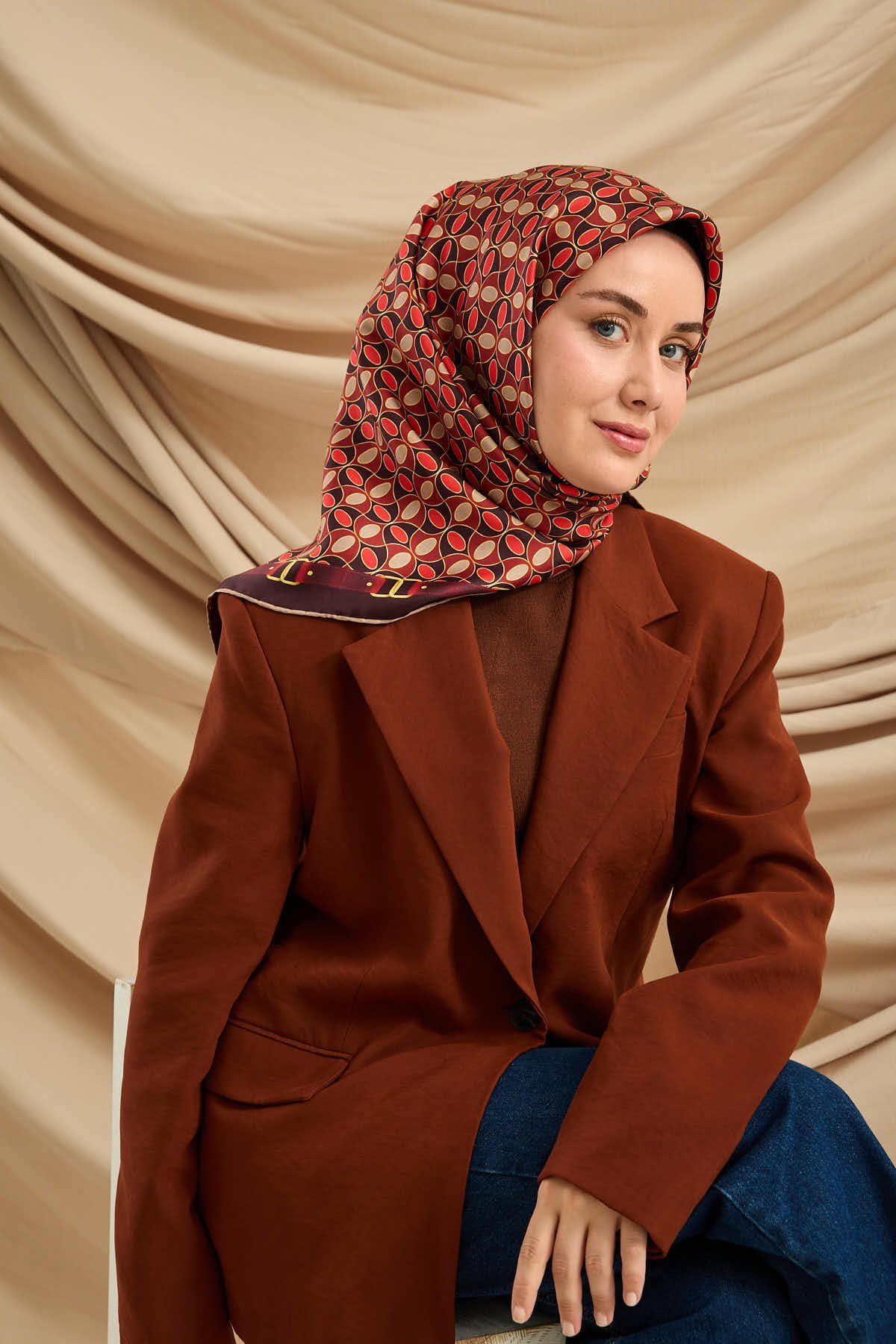 Silk Home Twill İpek Eşarp 11481-28