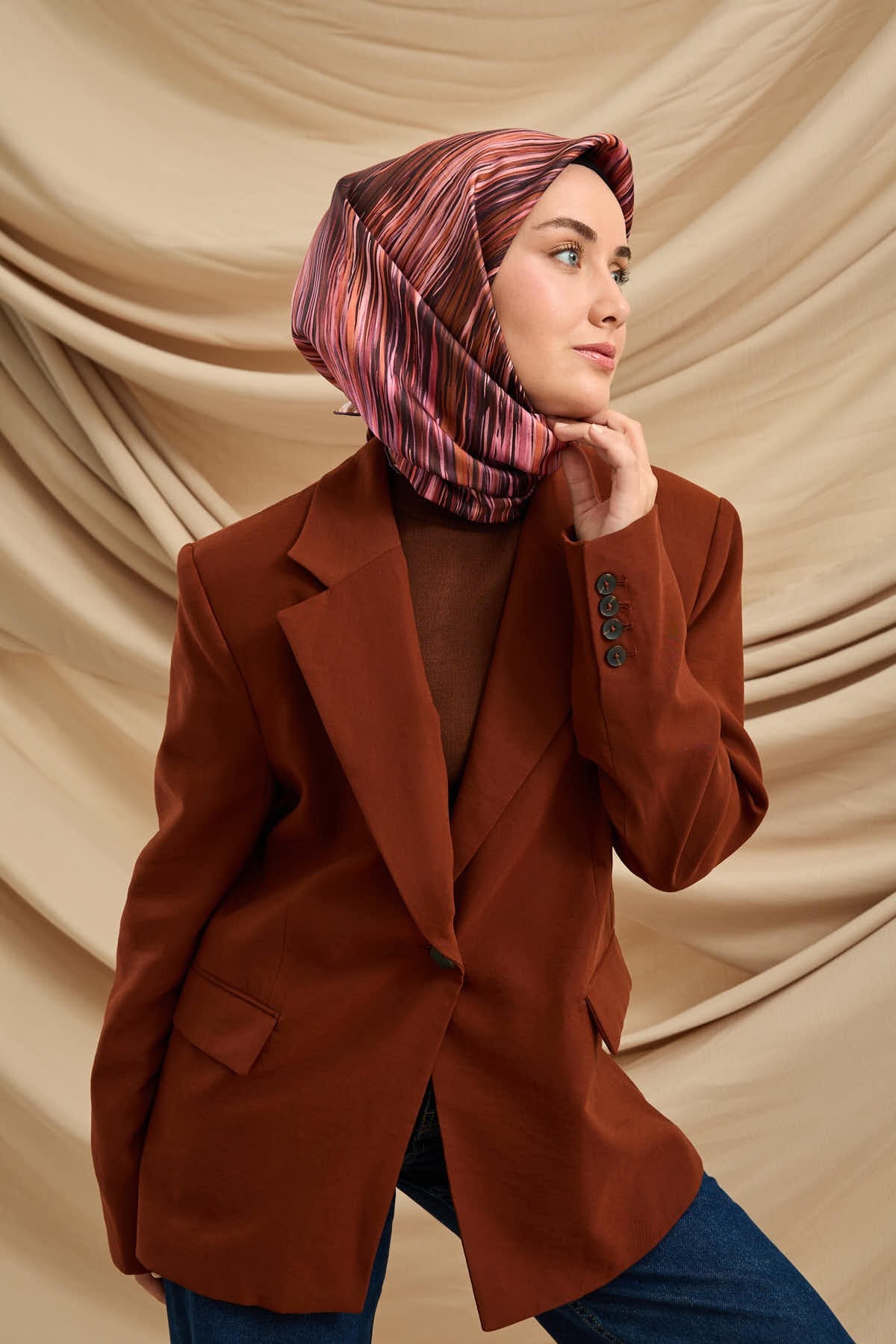 Silk Home Twill İpek Eşarp 11484-31