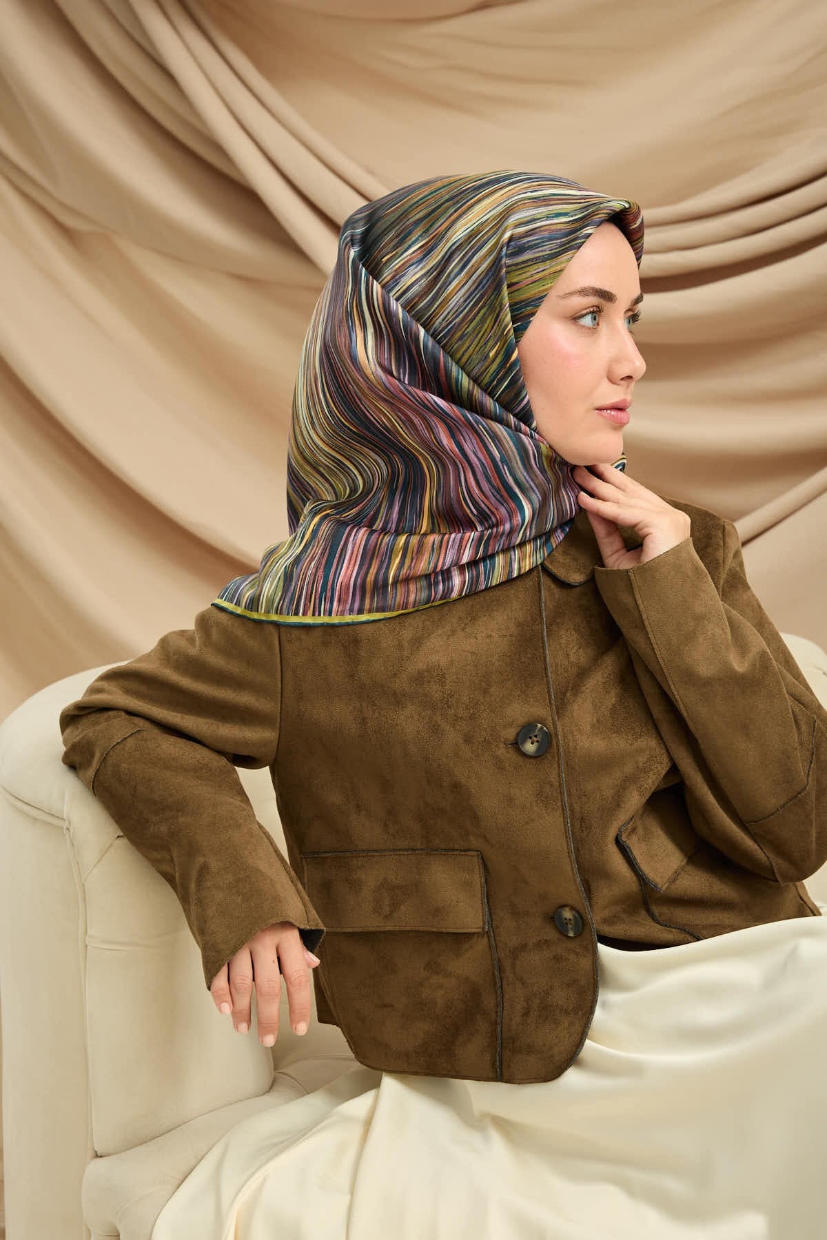 Silk Home Twill İpek Eşarp 11484-32