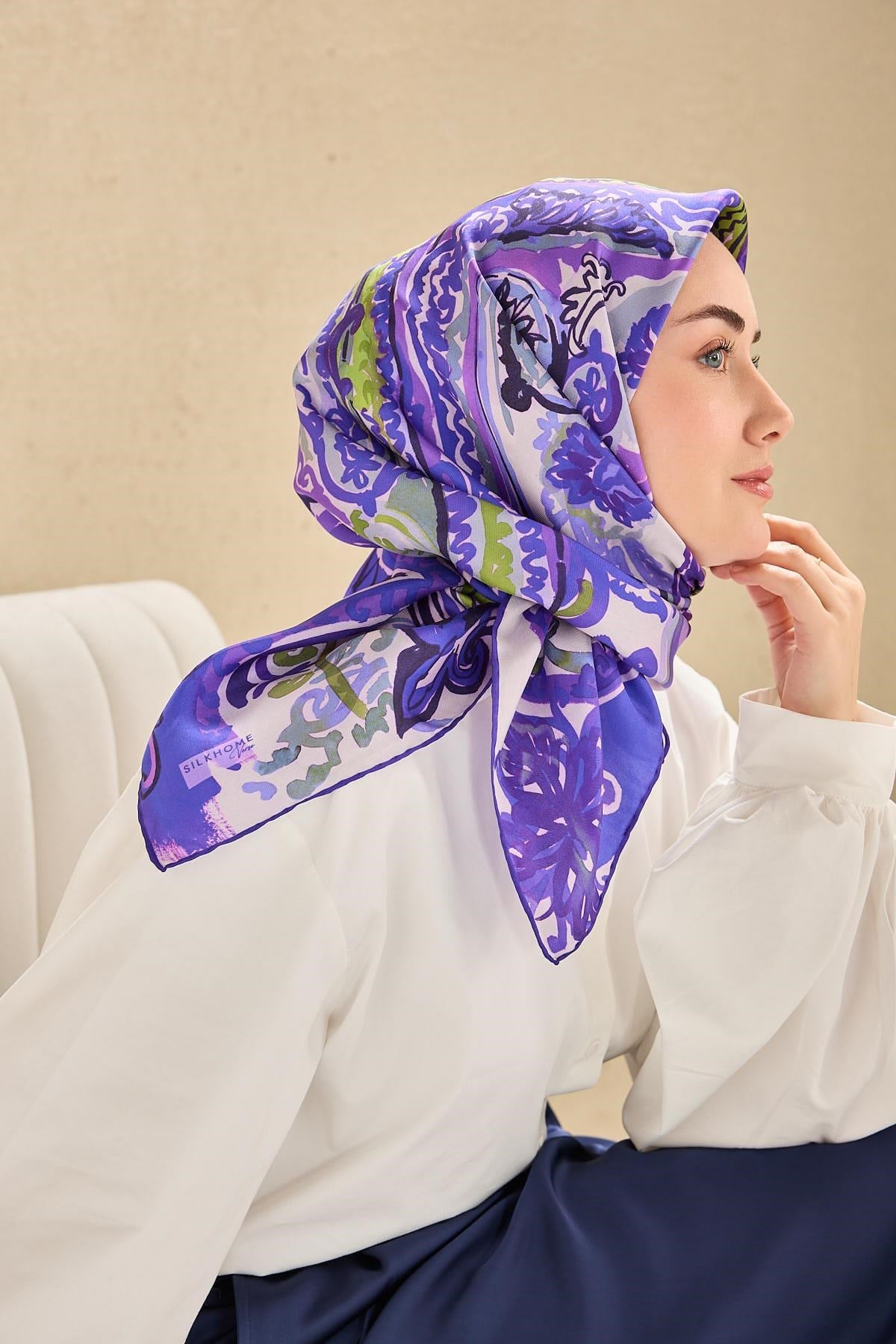 Silk Home Twill İpek Eşarp 11512-17