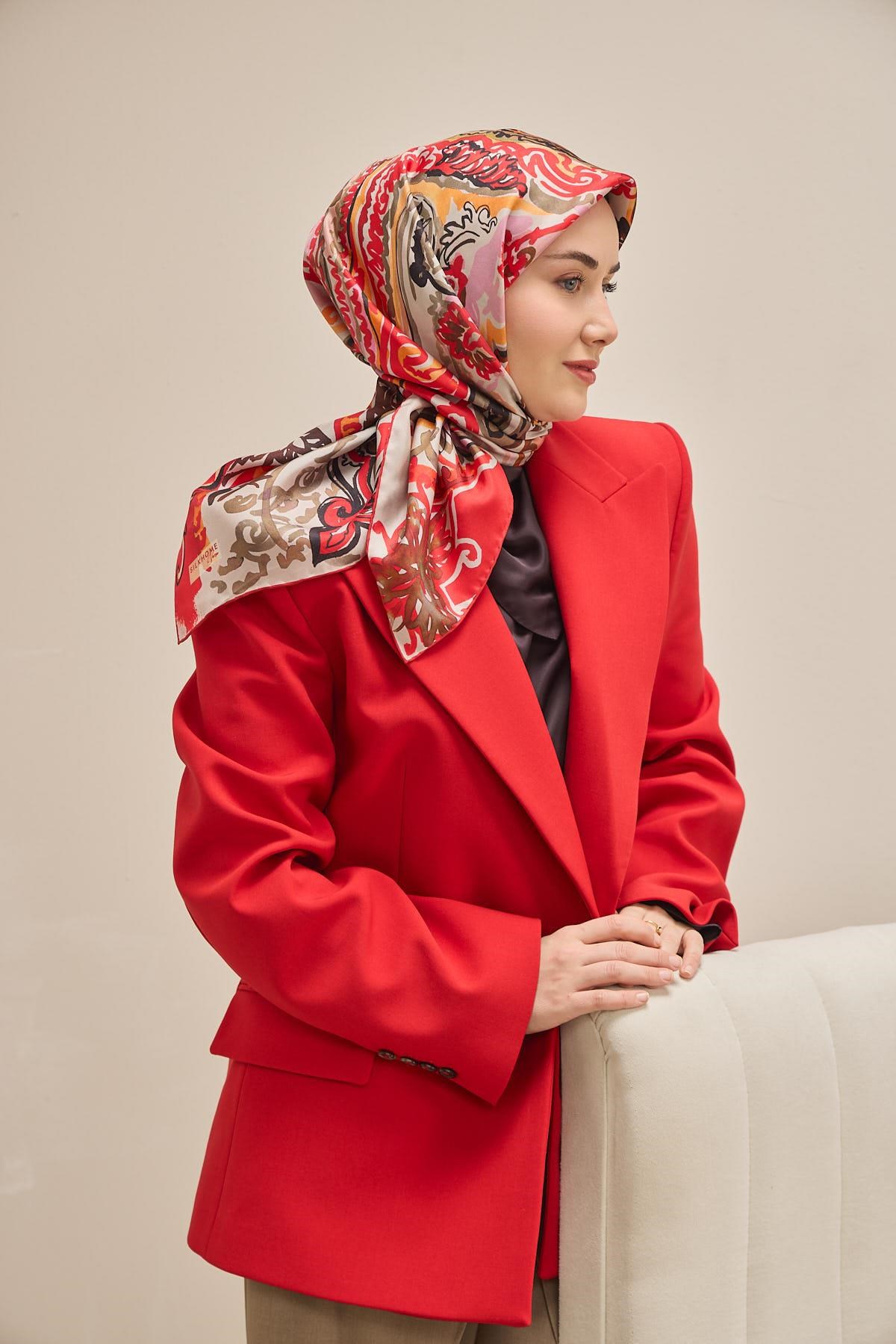 Silk Home Twill İpek Eşarp 11512-27