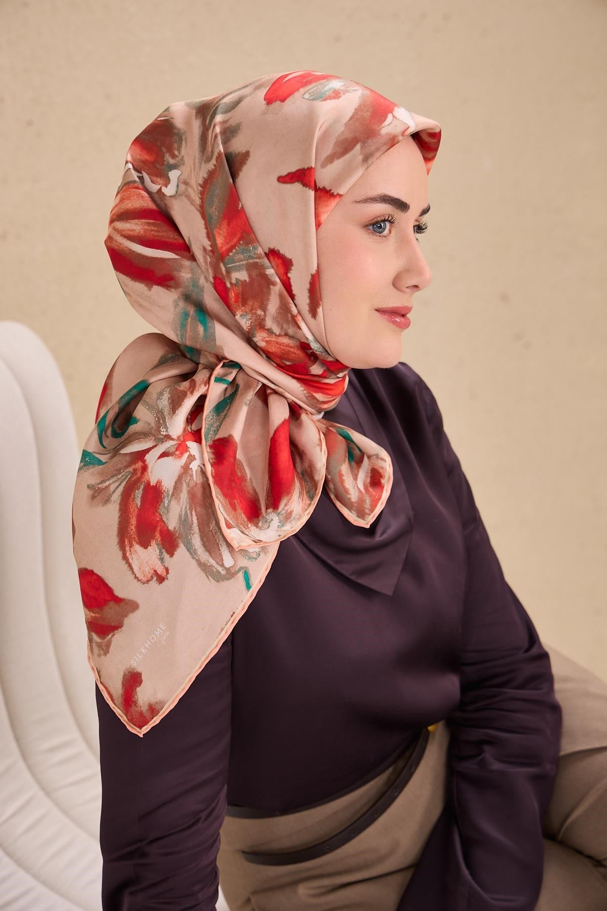 Silk Home Twill İpek Eşarp 11513-27