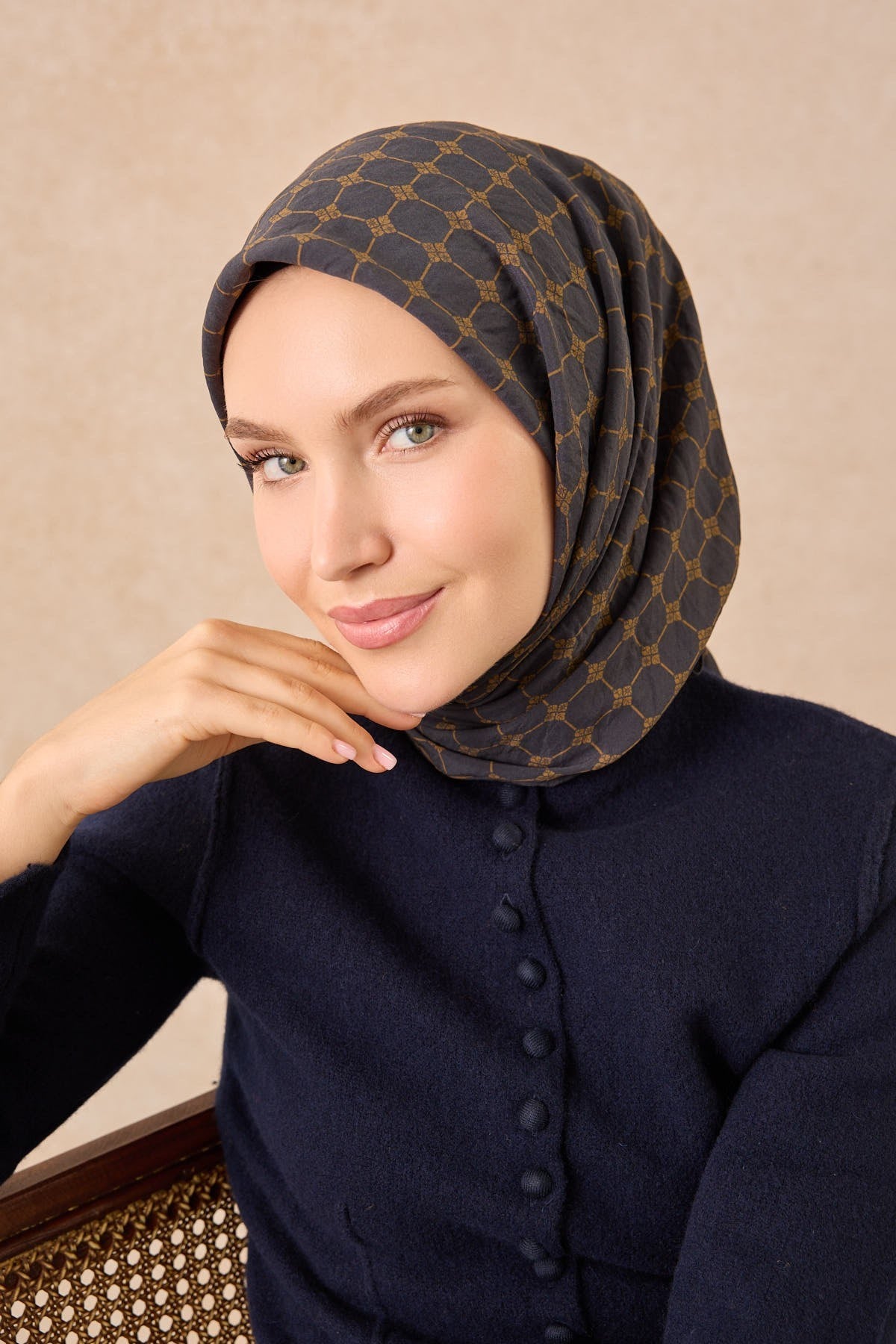 Silkhome Olinda Eşarp Koyu Lacivert