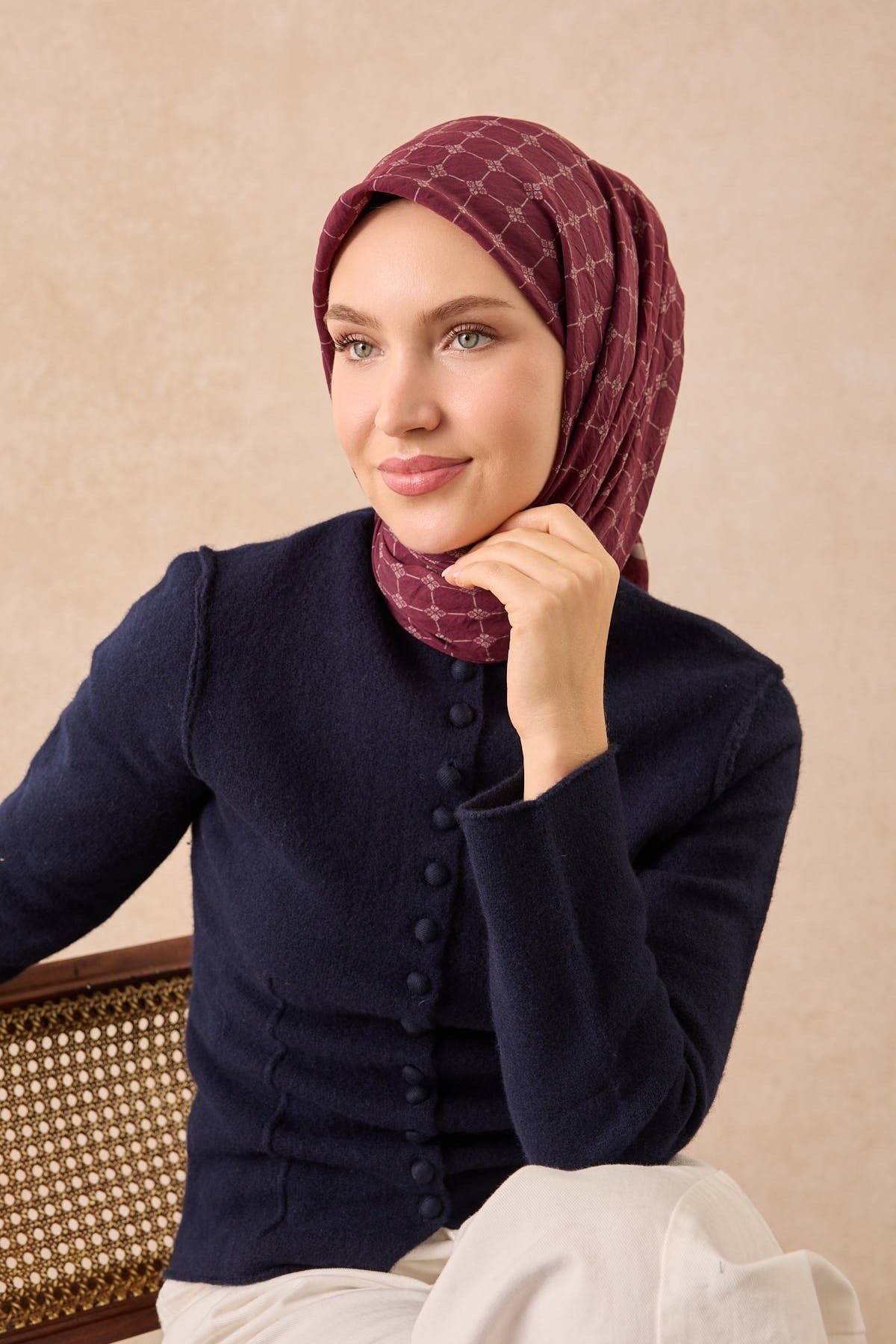Silkhome Olinda Eşarp Koyu Mürdüm
