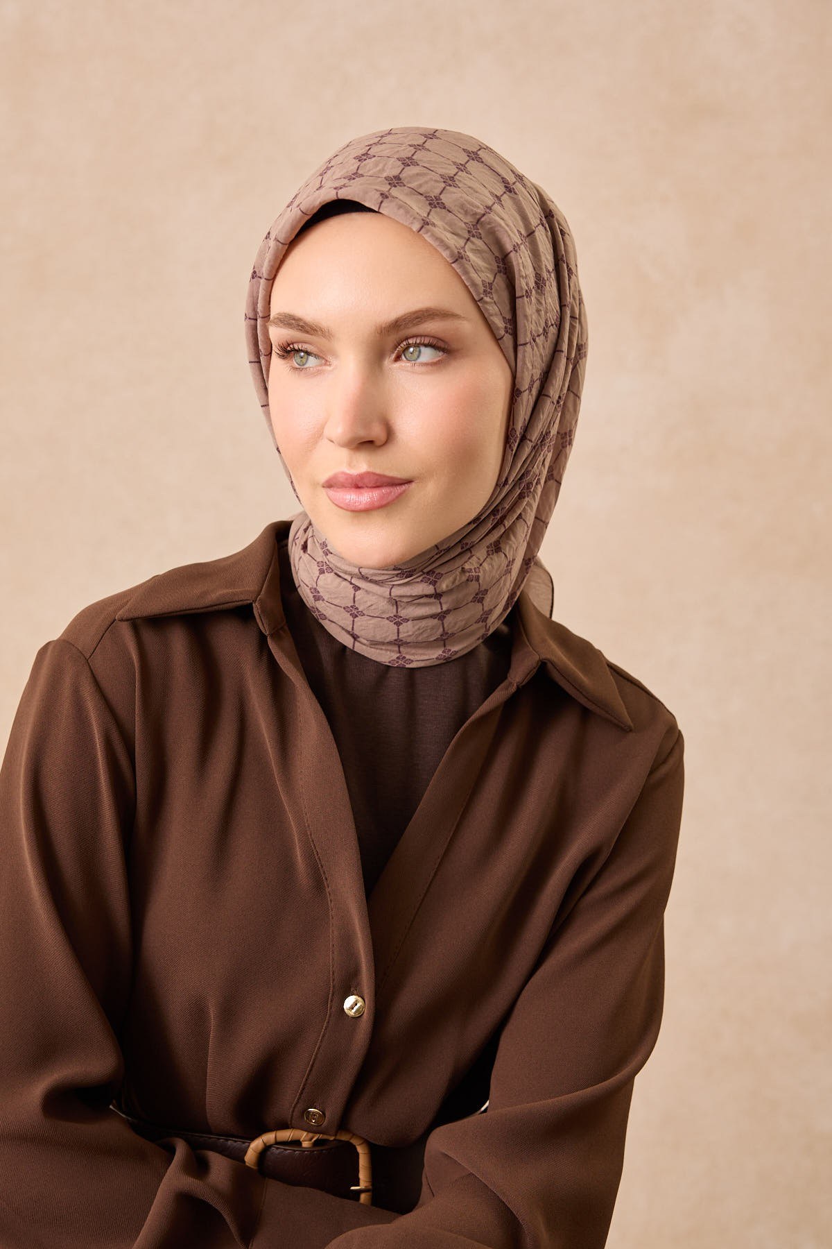Silkhome Olinda Eşarp Sütlü Kahve