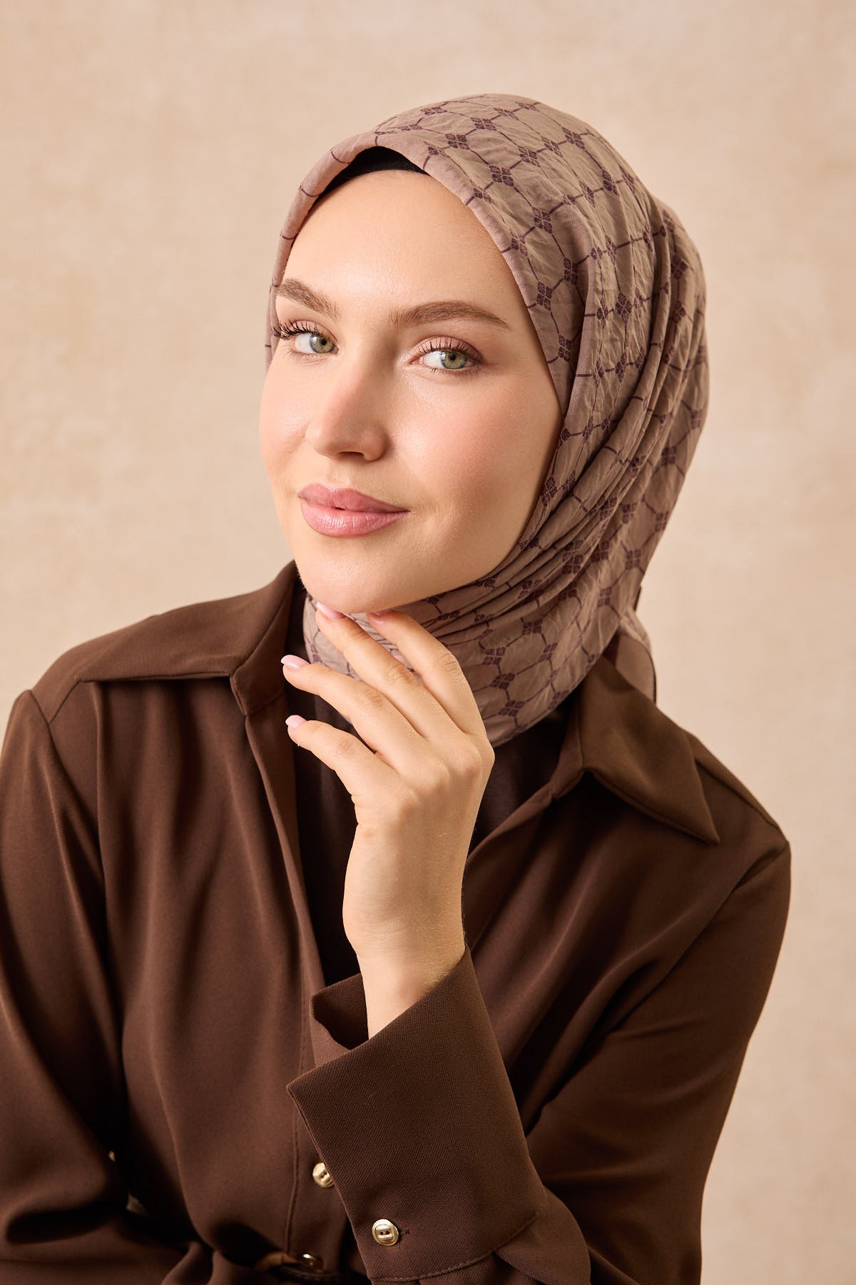 Silkhome Olinda Eşarp Sütlü Kahve