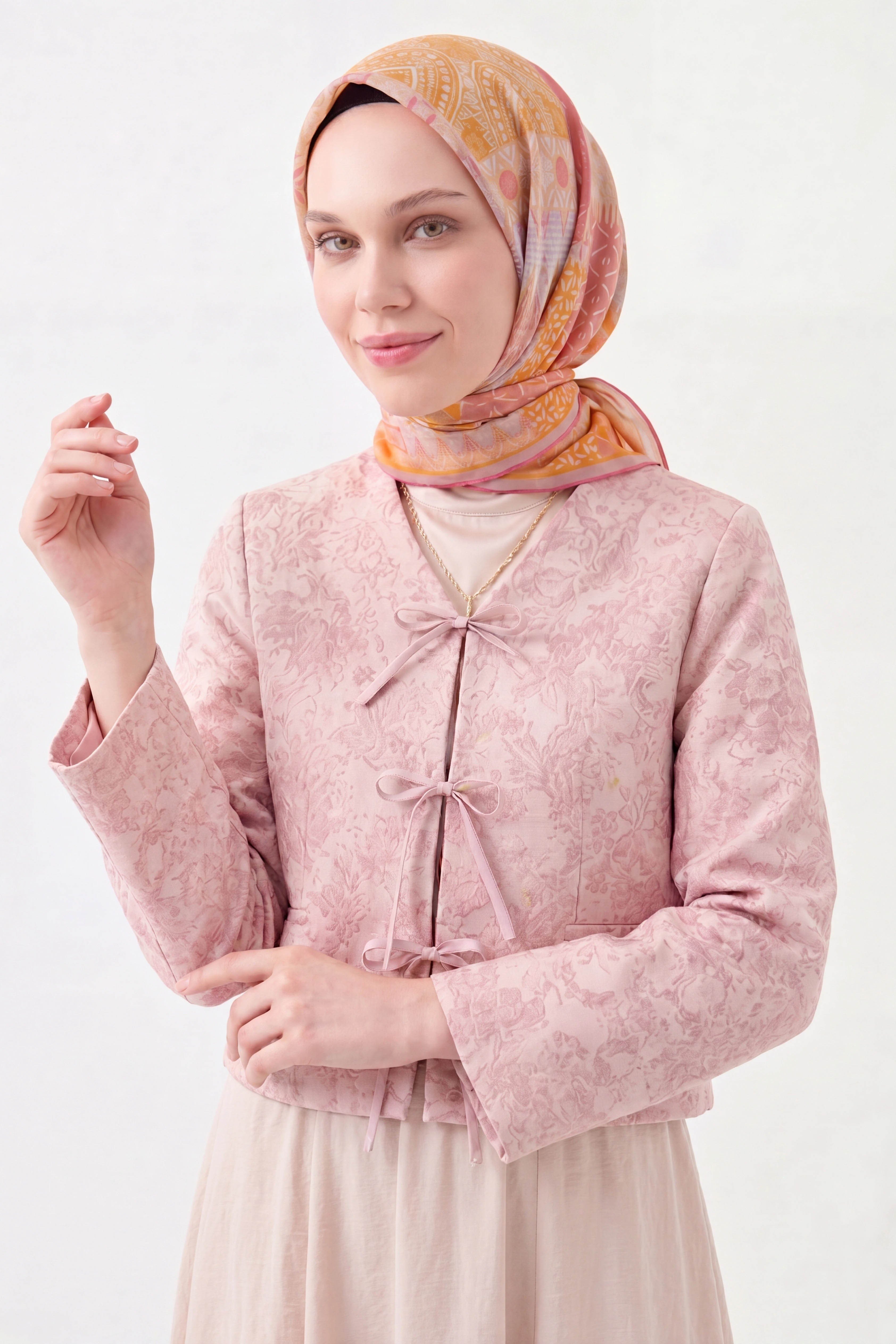 Soft Eşarp Authentic Pembe