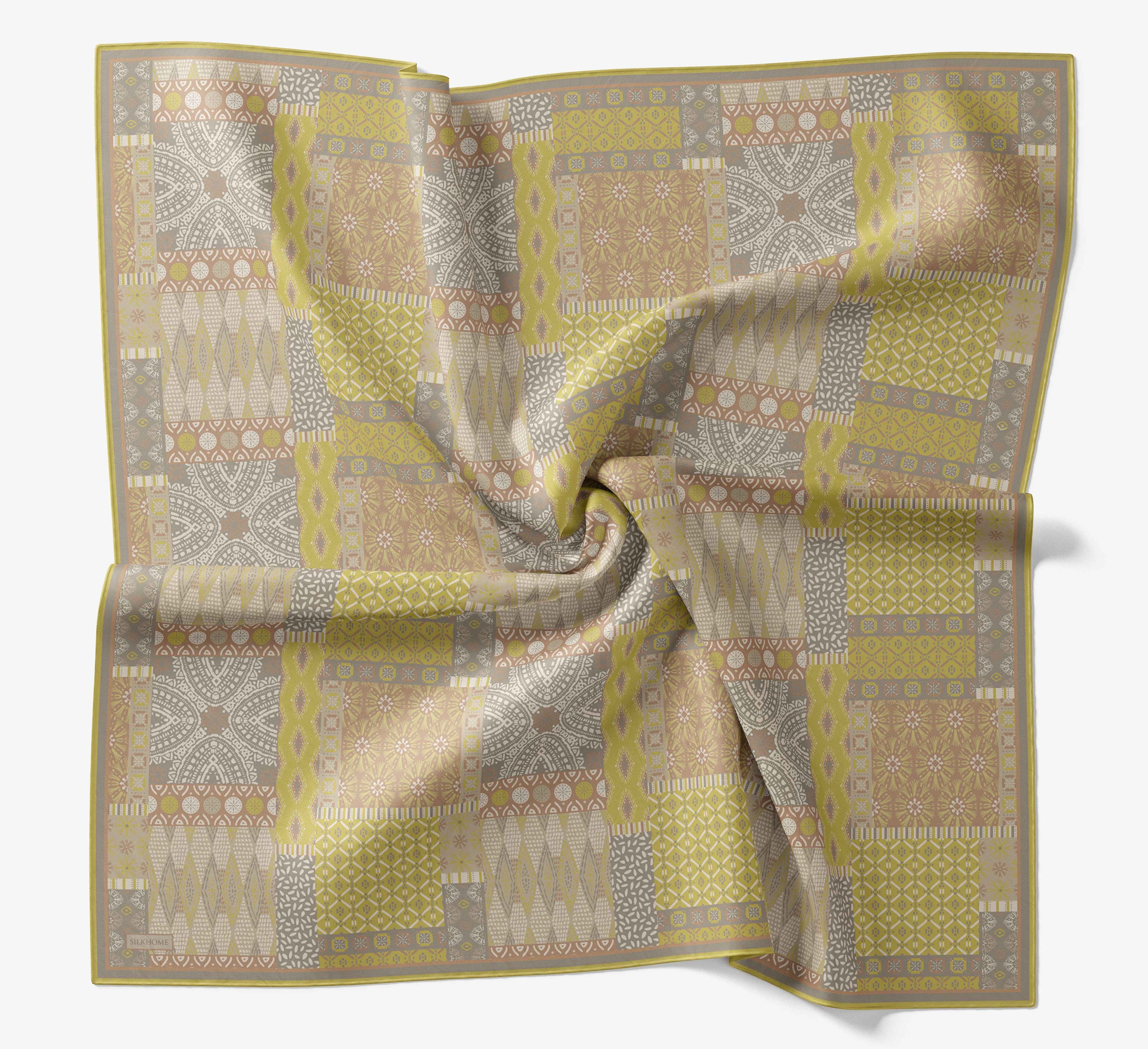 Soft Eşarp Authentic Sarı