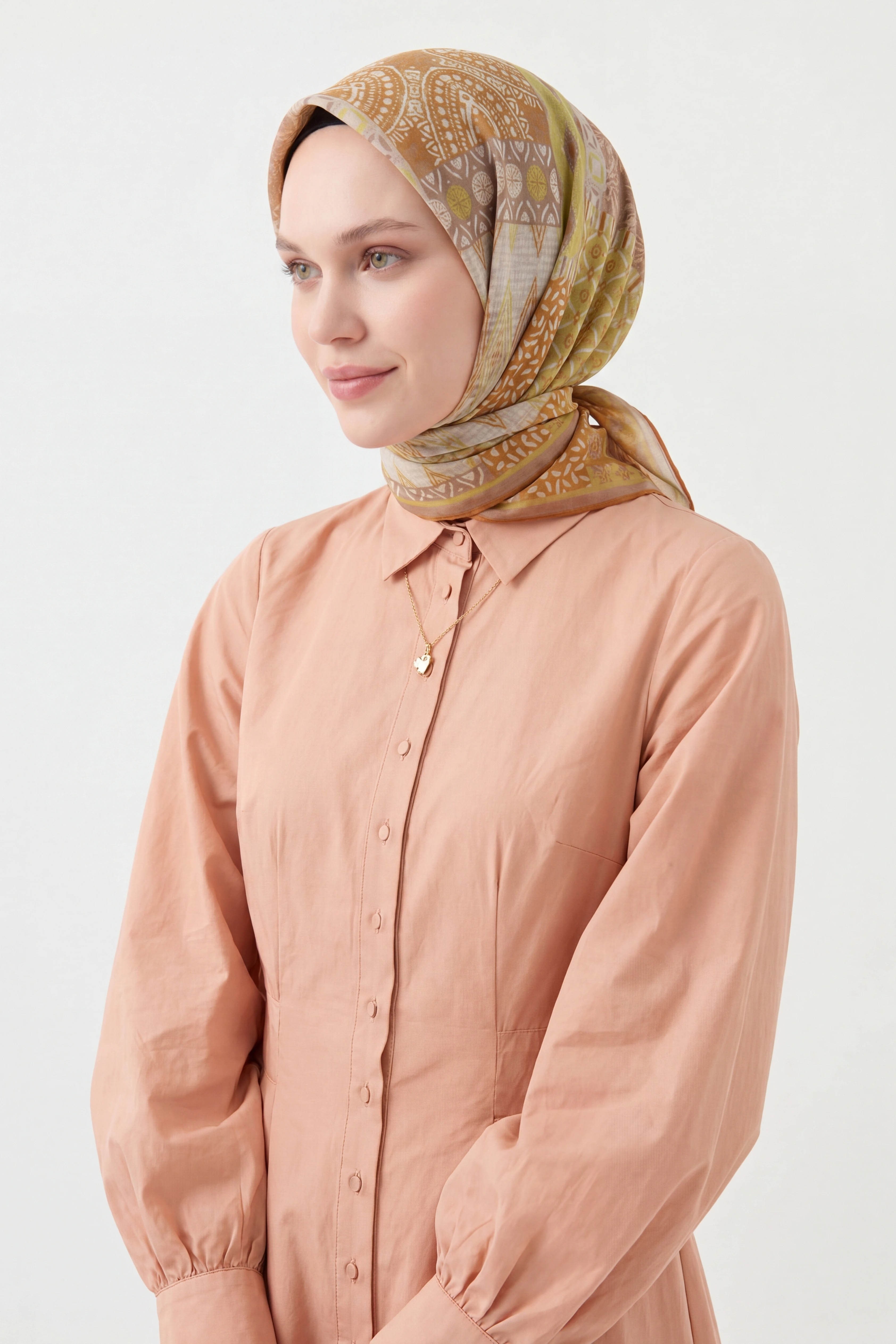 Soft Eşarp Authentic Taba