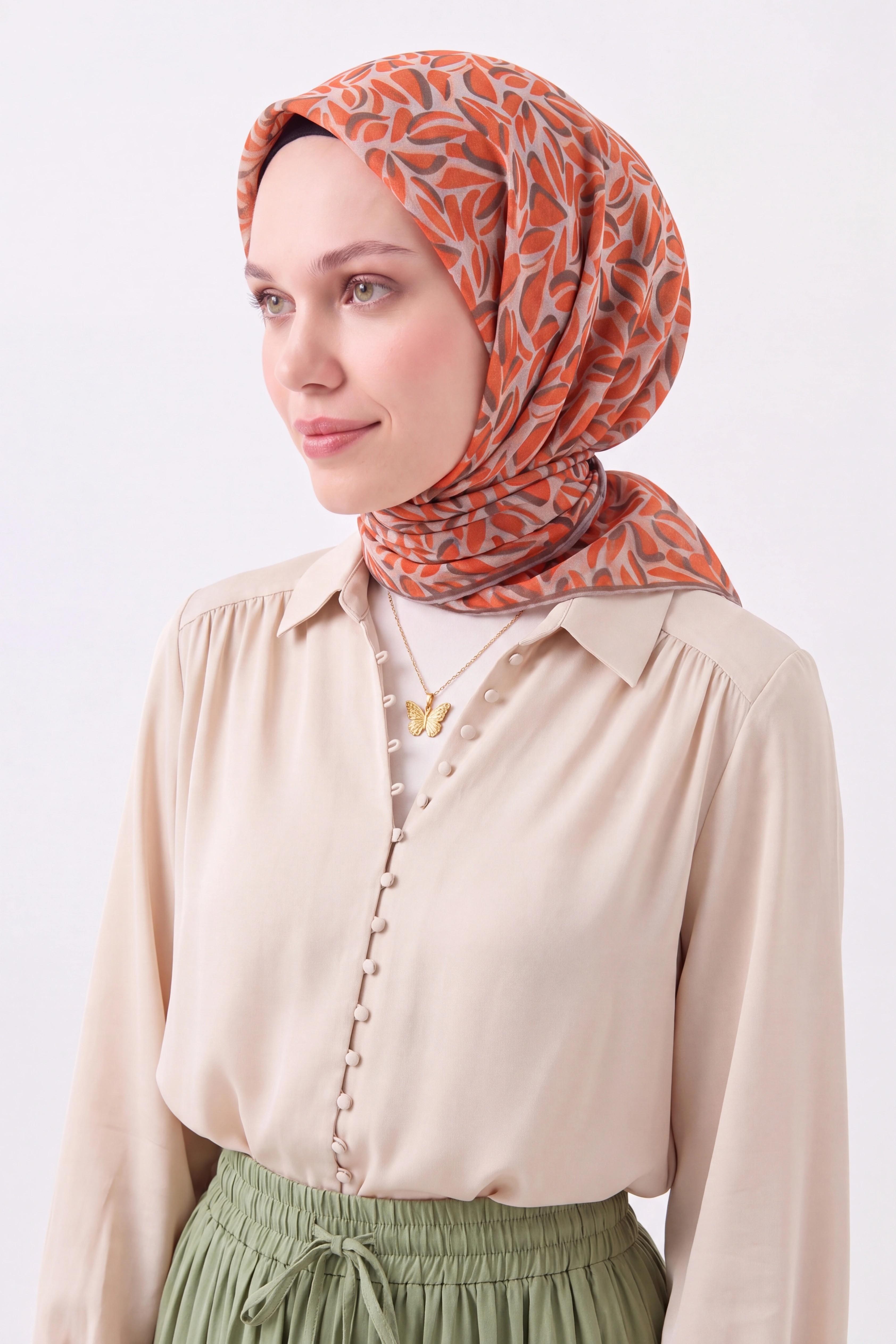 Soft Eşarp Çakıl Taşı Yavruağzı