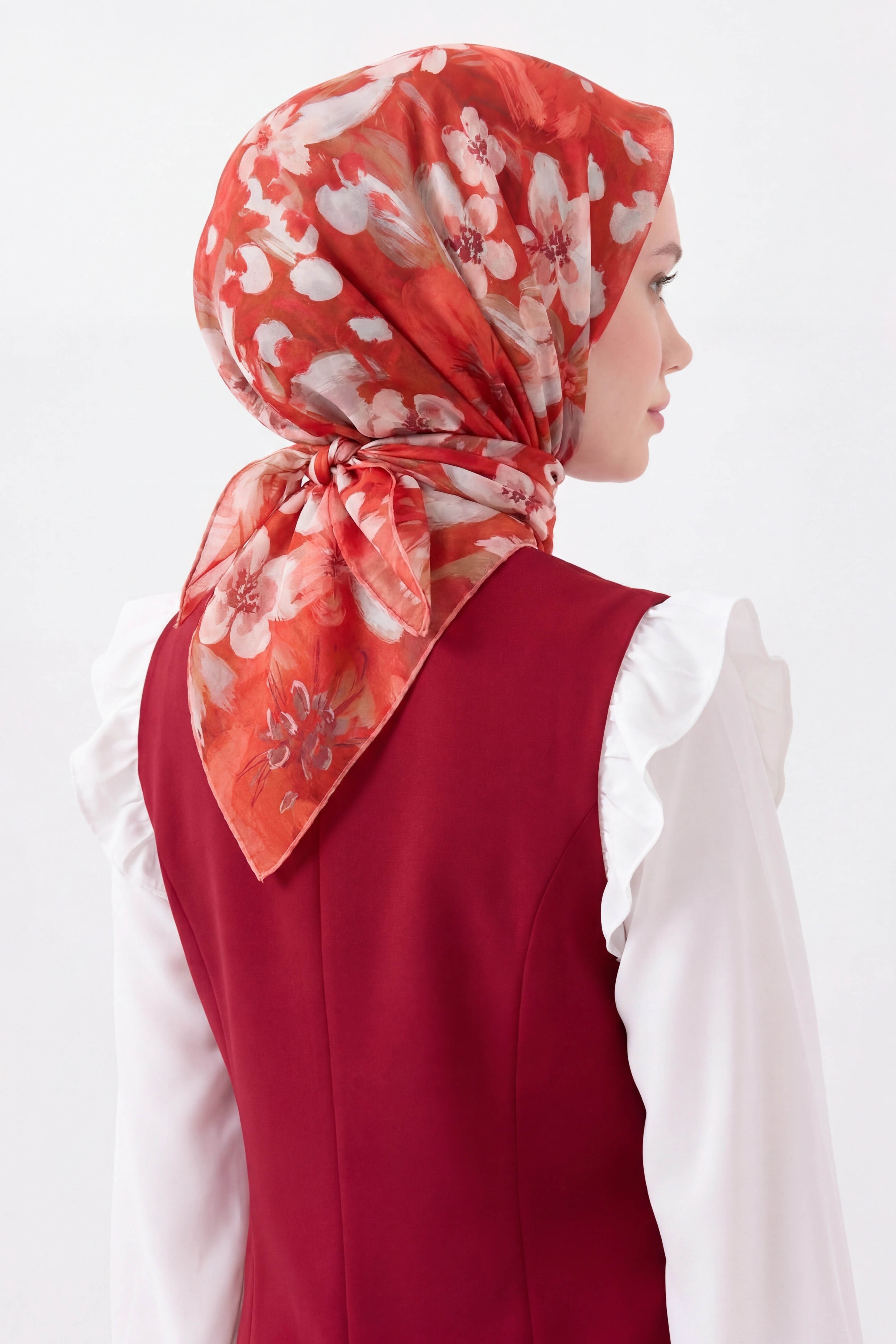 Soft Eşarp Flower Narçiçeği