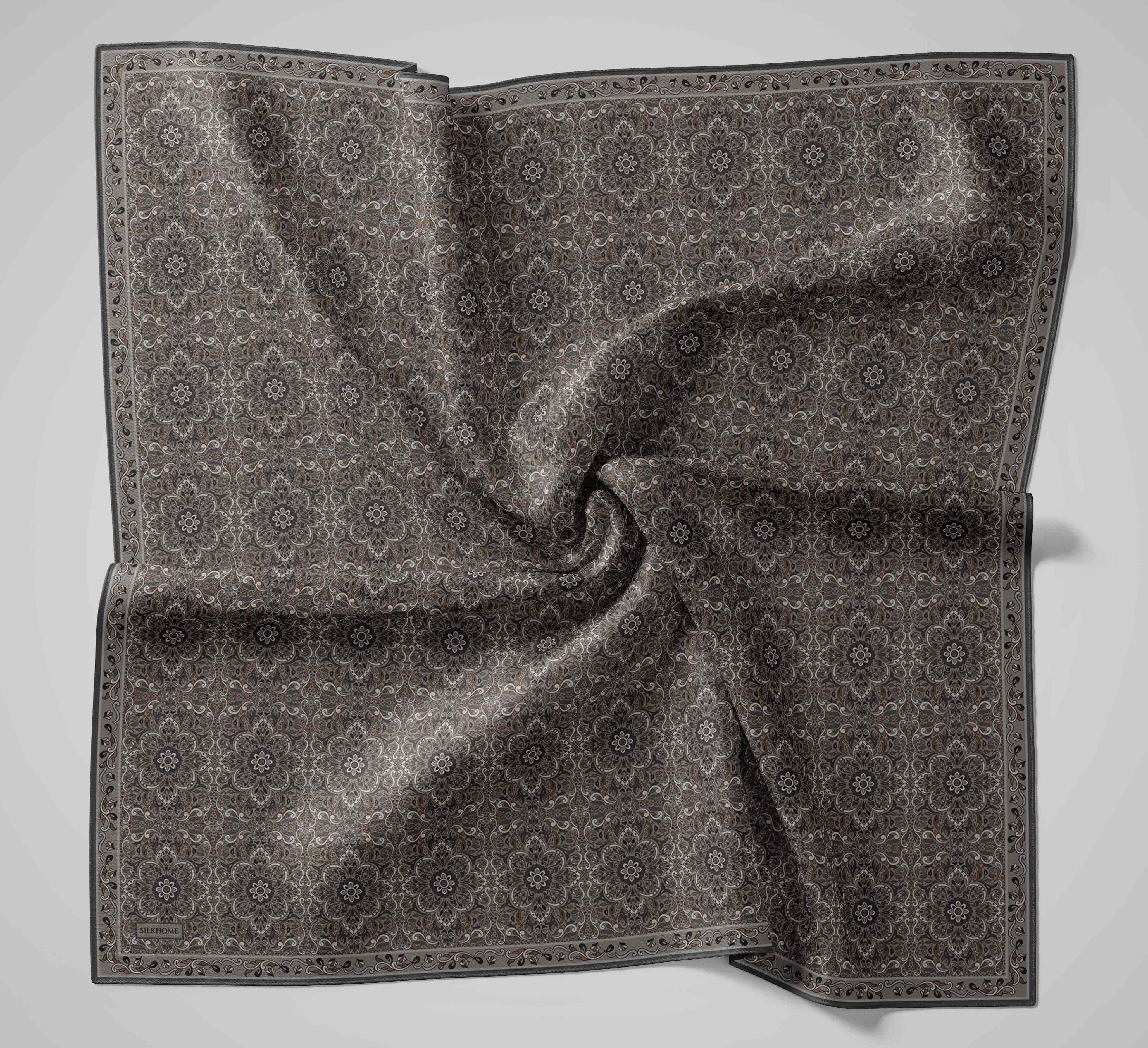 Soft Eşarp Gri 90x90
