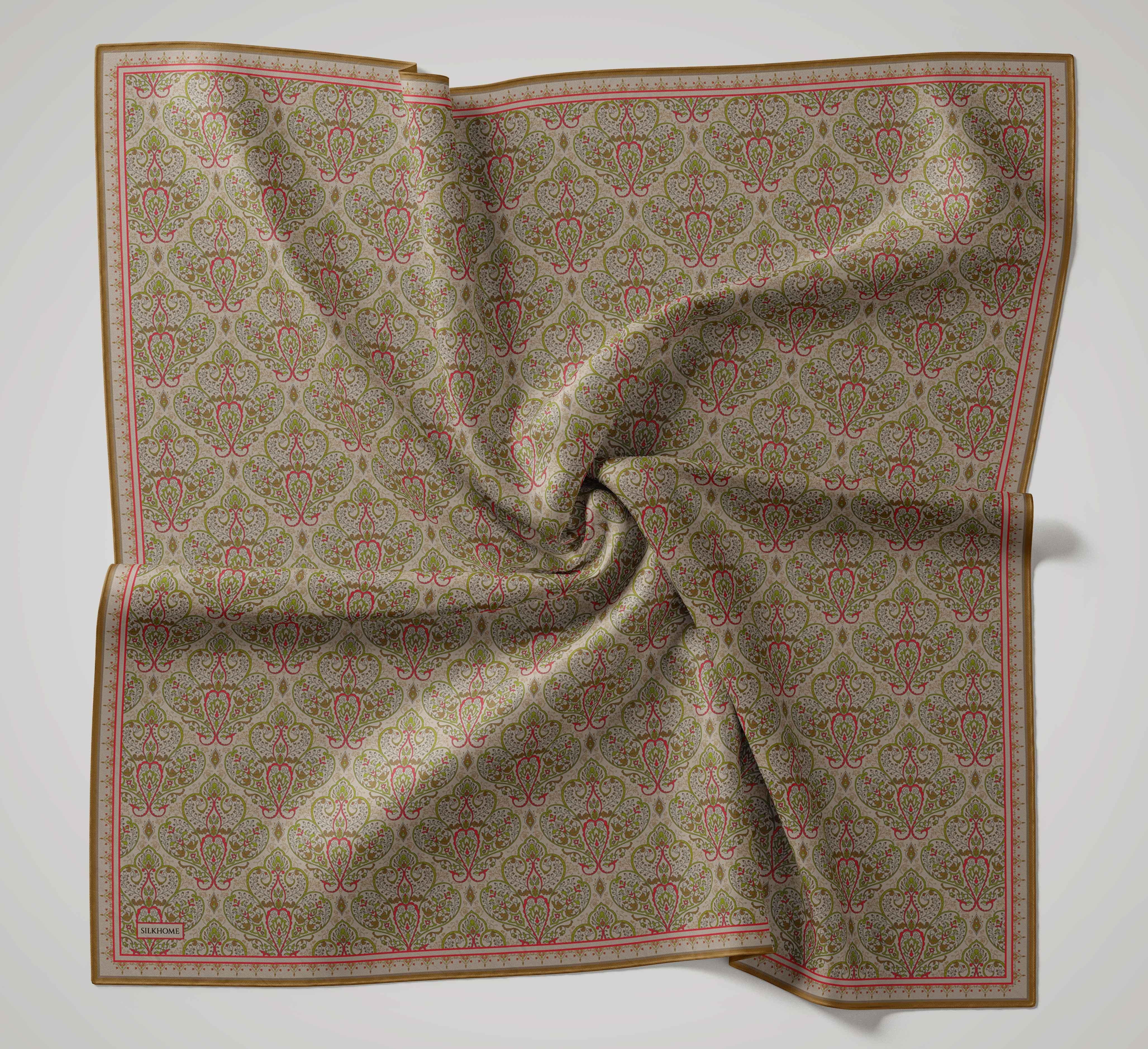 Soft Eşarp Rûmi Asit Yeşili 90x90