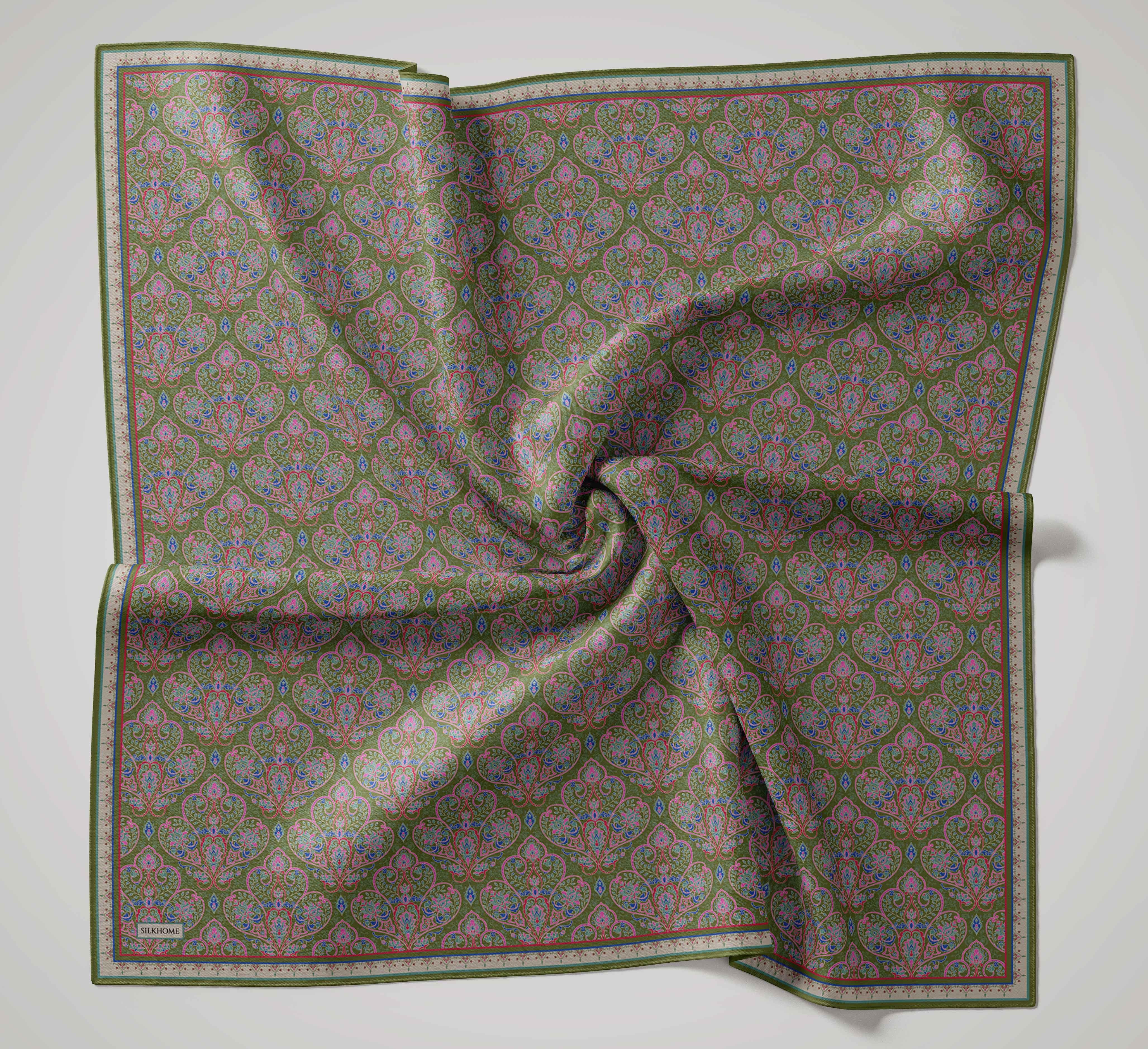 Soft Eşarp Rûmi Çimen Yeşili 90x90