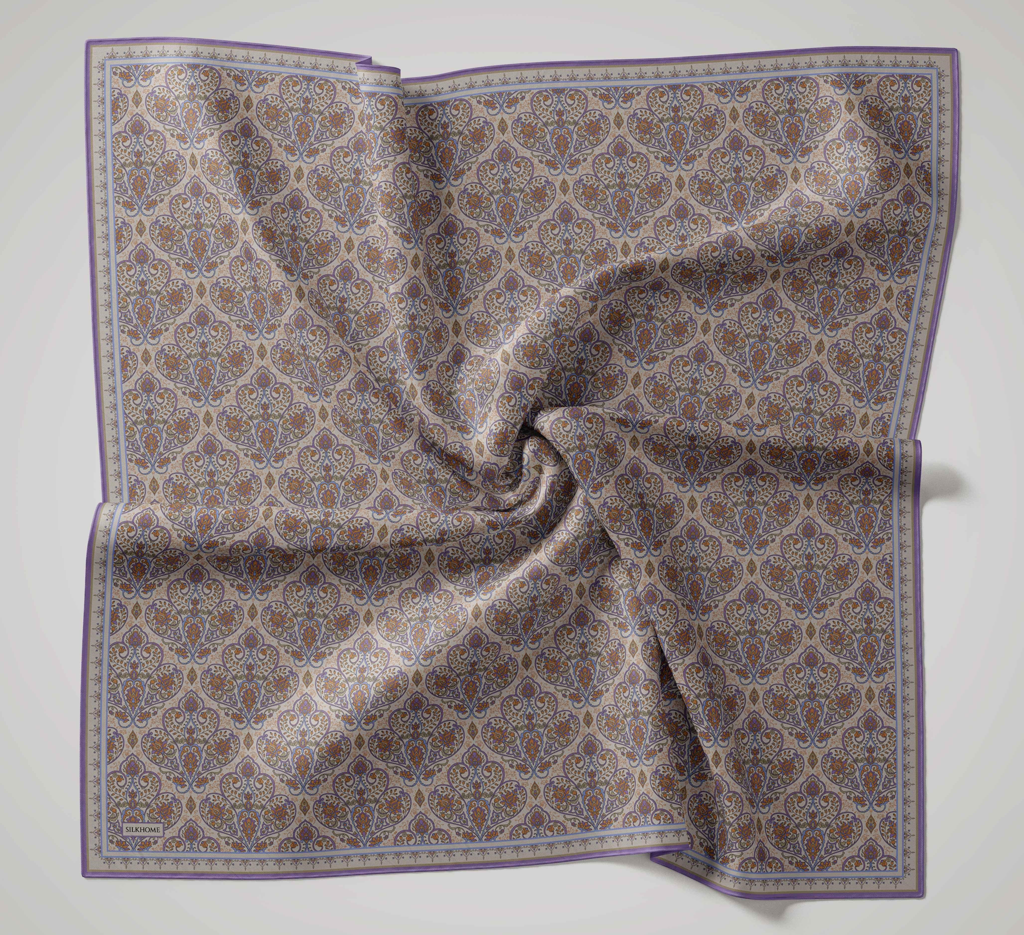 Soft Eşarp Rûmi Gri 90x90