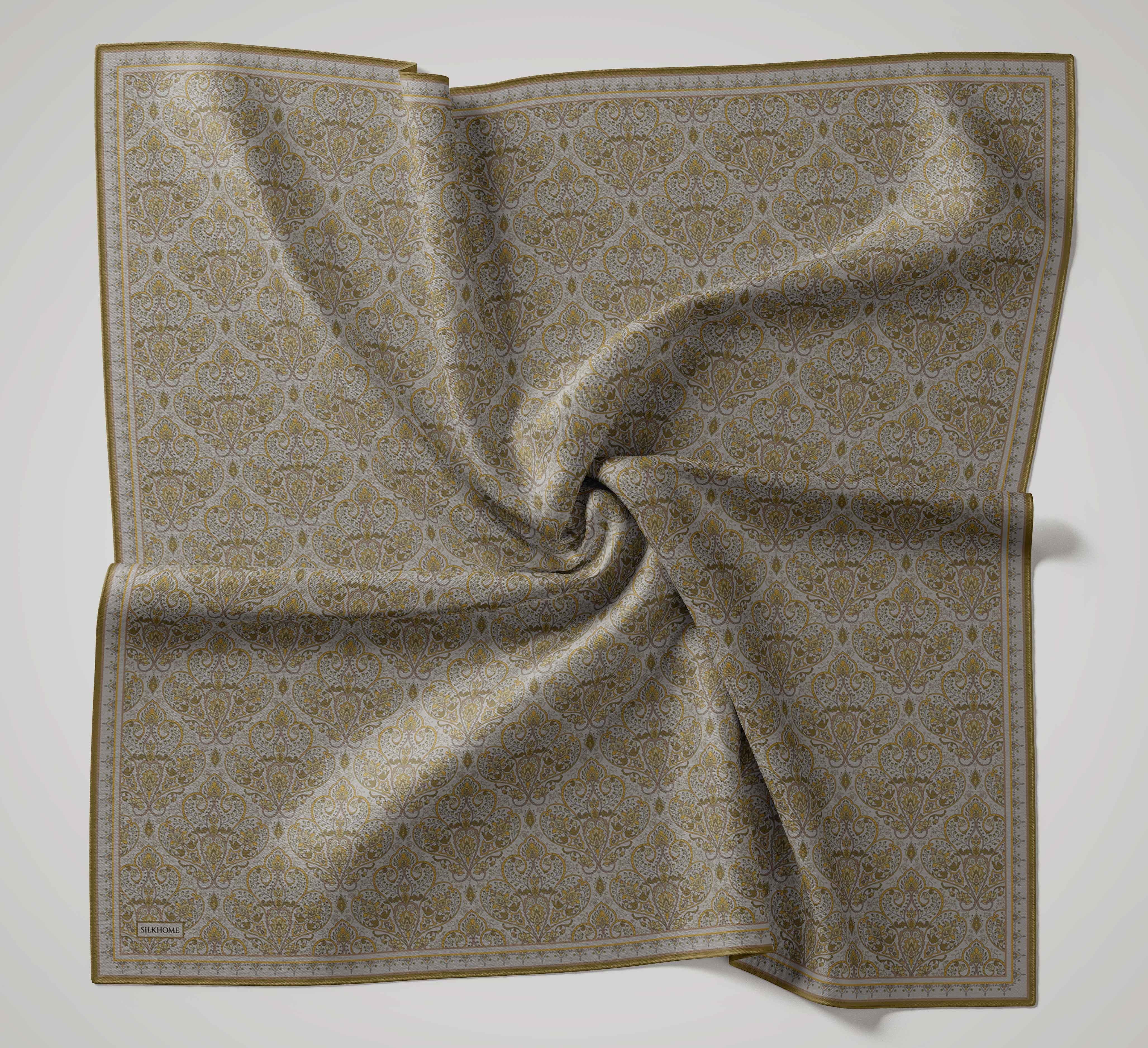 Soft Eşarp Rûmi Yağ Yeşili 90x90