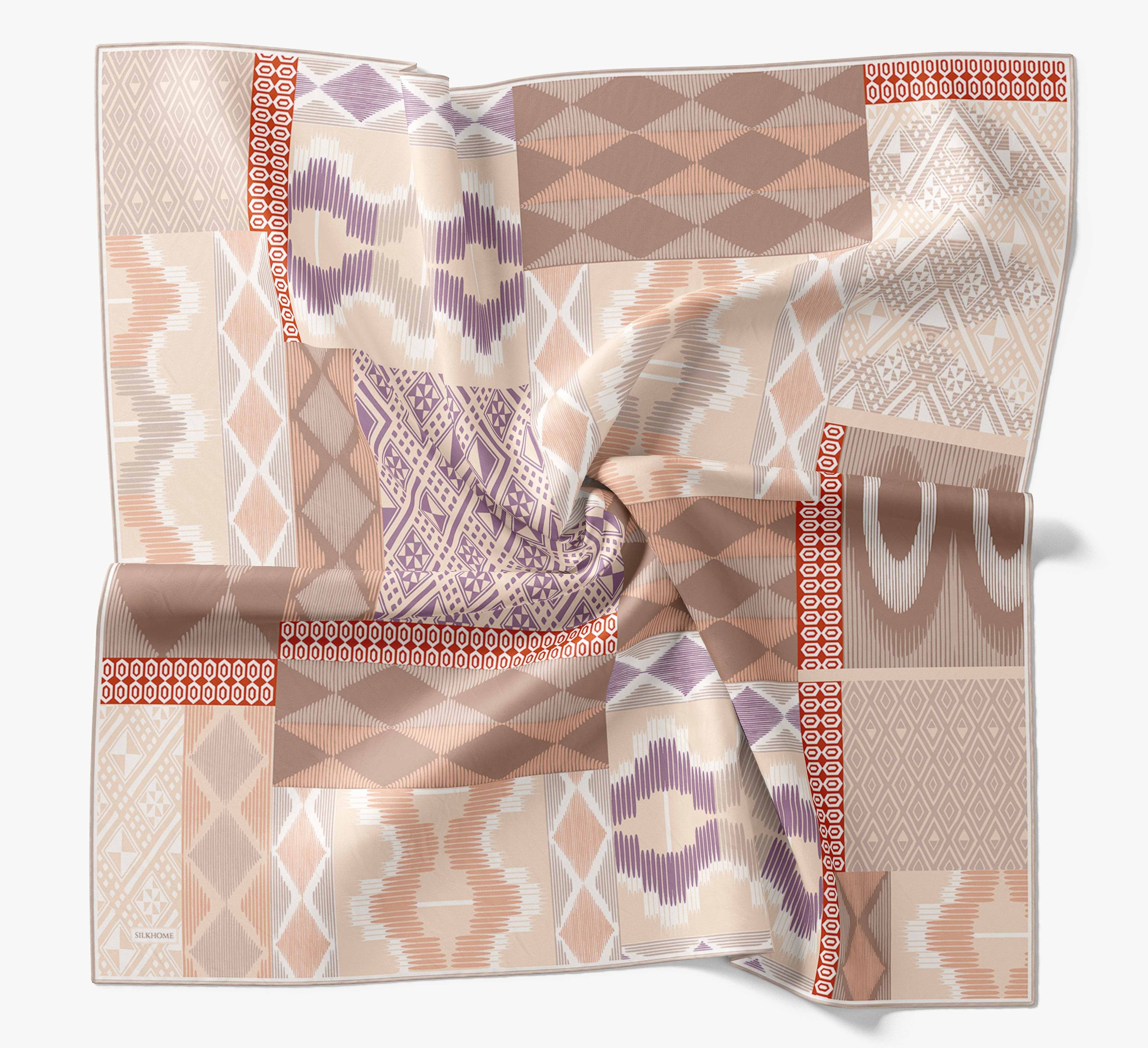 Soft Eşarp Urban Patch Mocha Mousse