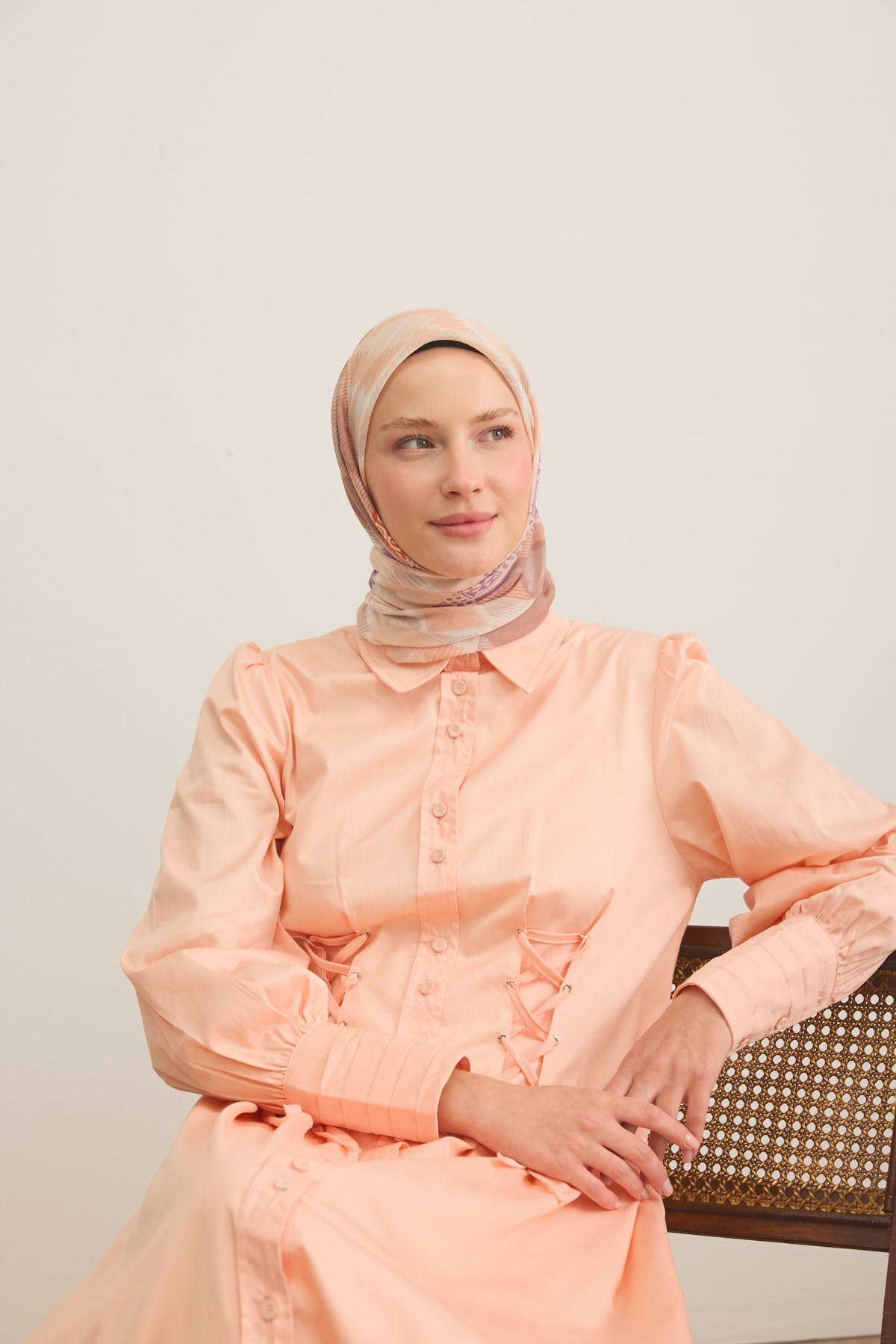 Soft Eşarp Urban Patch Mocha Mousse