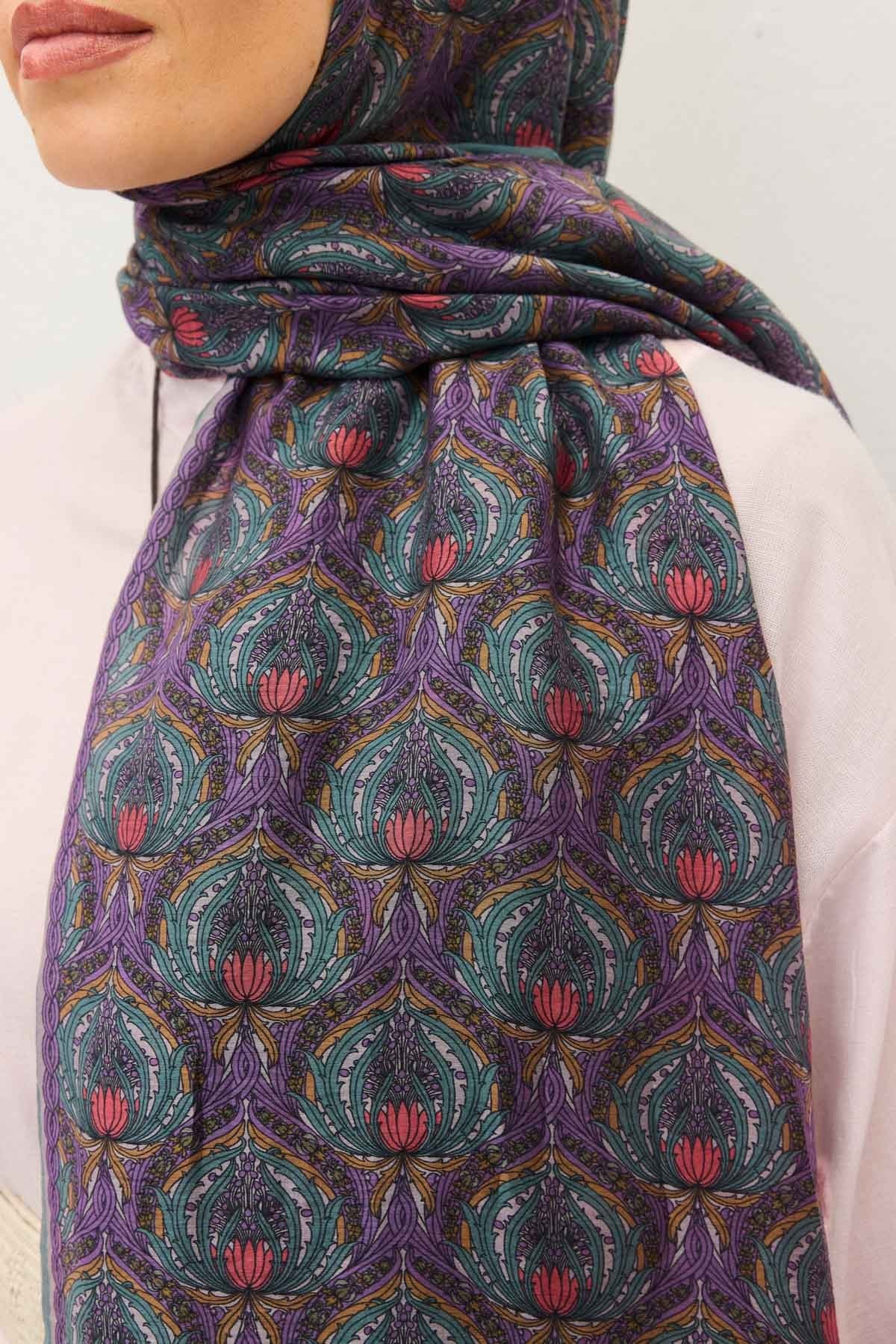 Tencel Monare Şal Tomurcuk Çağla