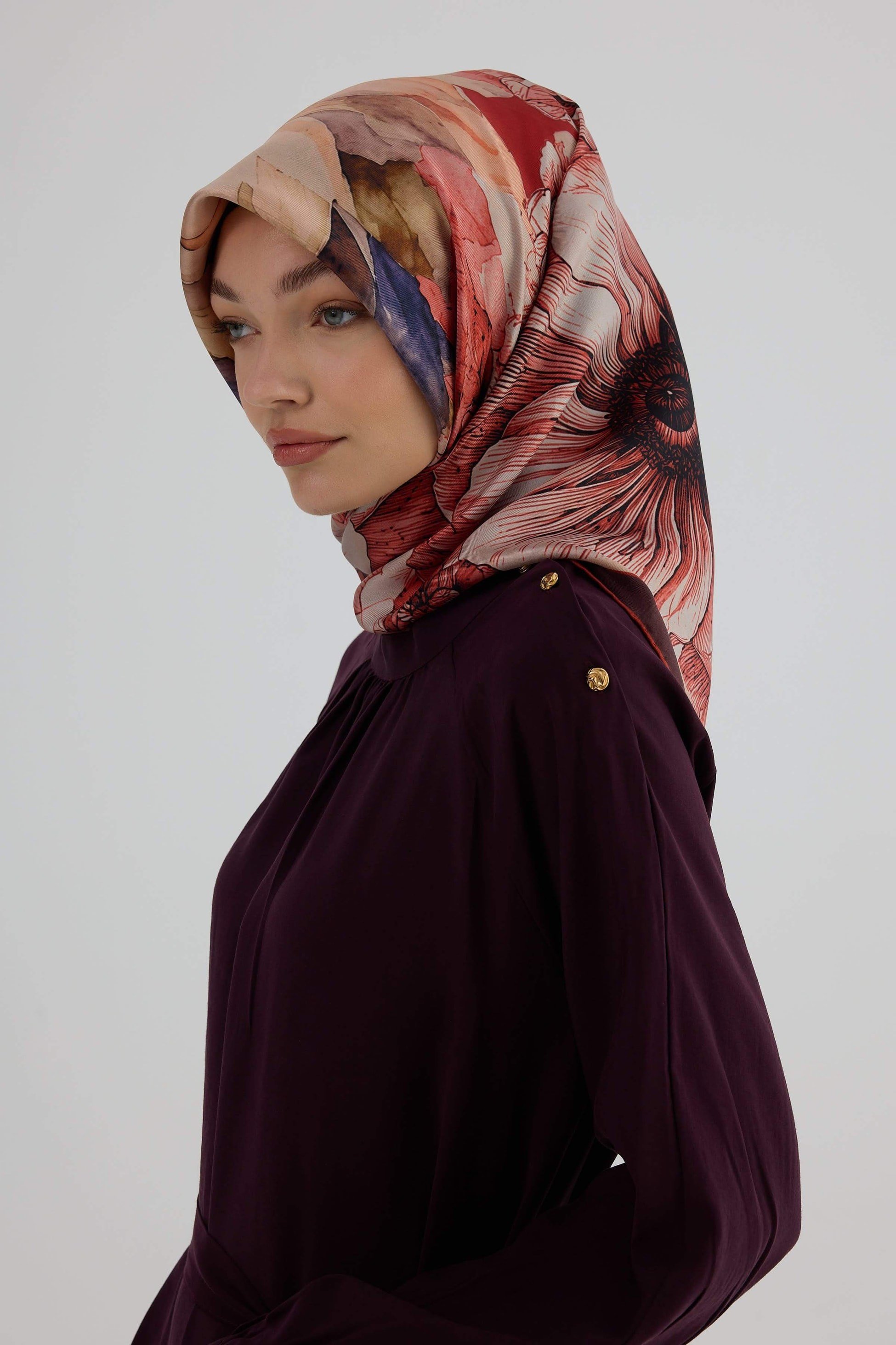 Twill İpek Eşarp 53001