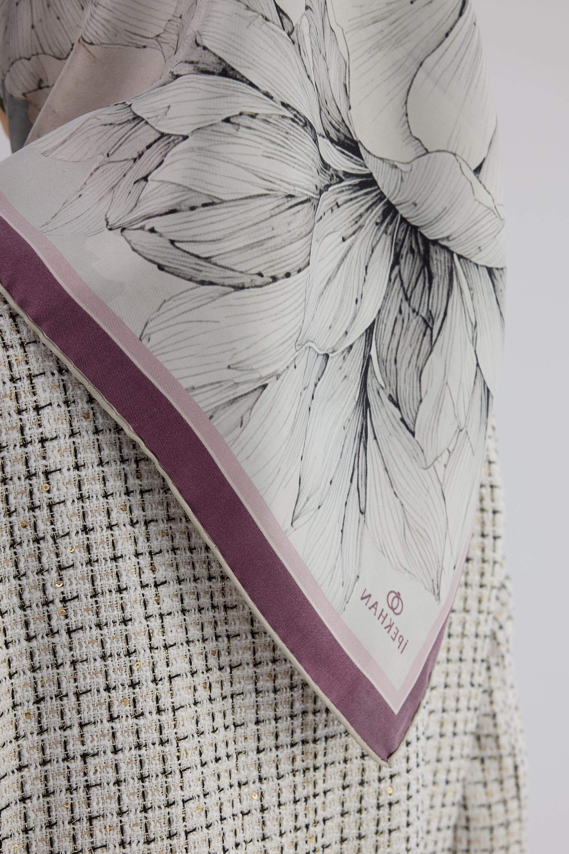 Twill İpek Eşarp 53001