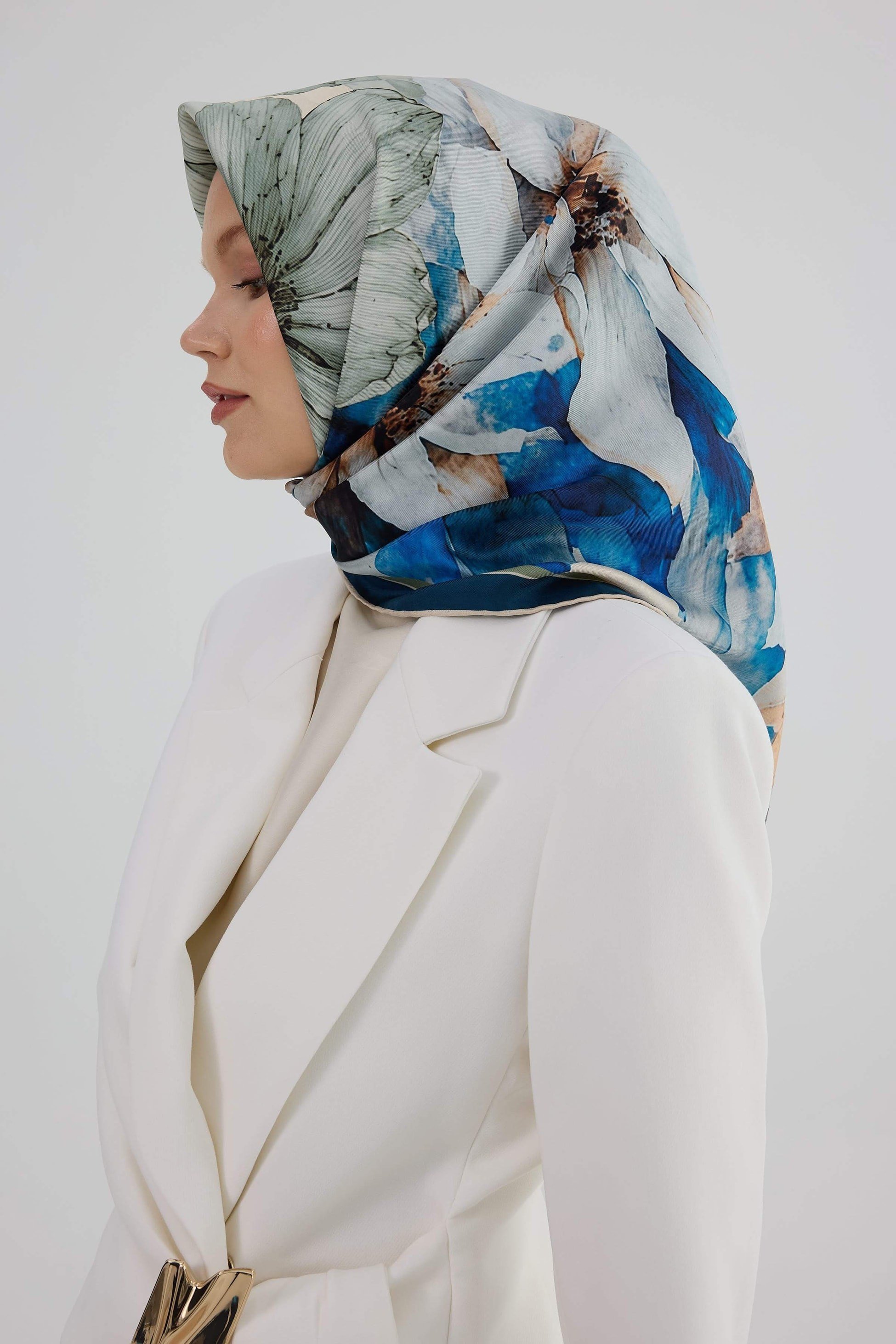 Twill İpek Eşarp 53001