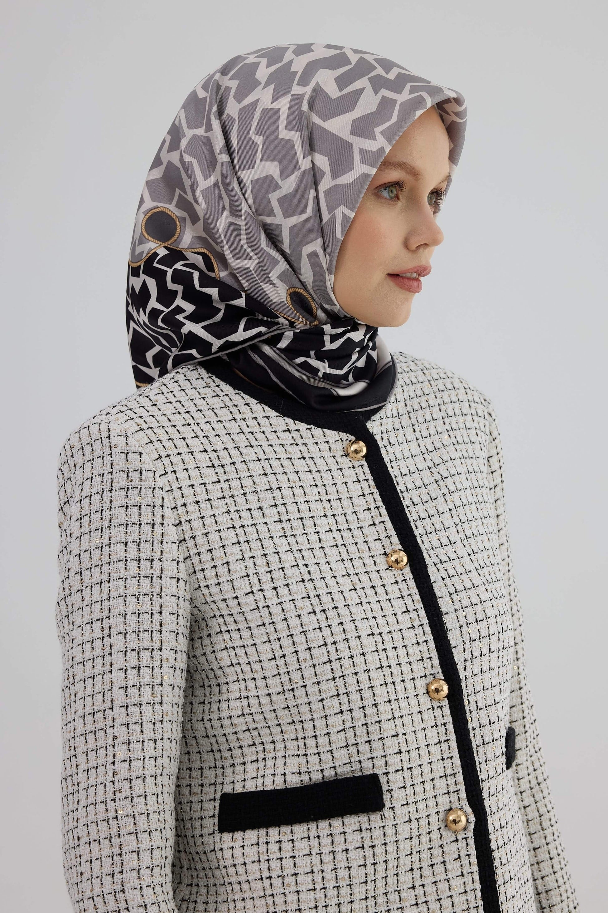 Twill İpek Eşarp 53002