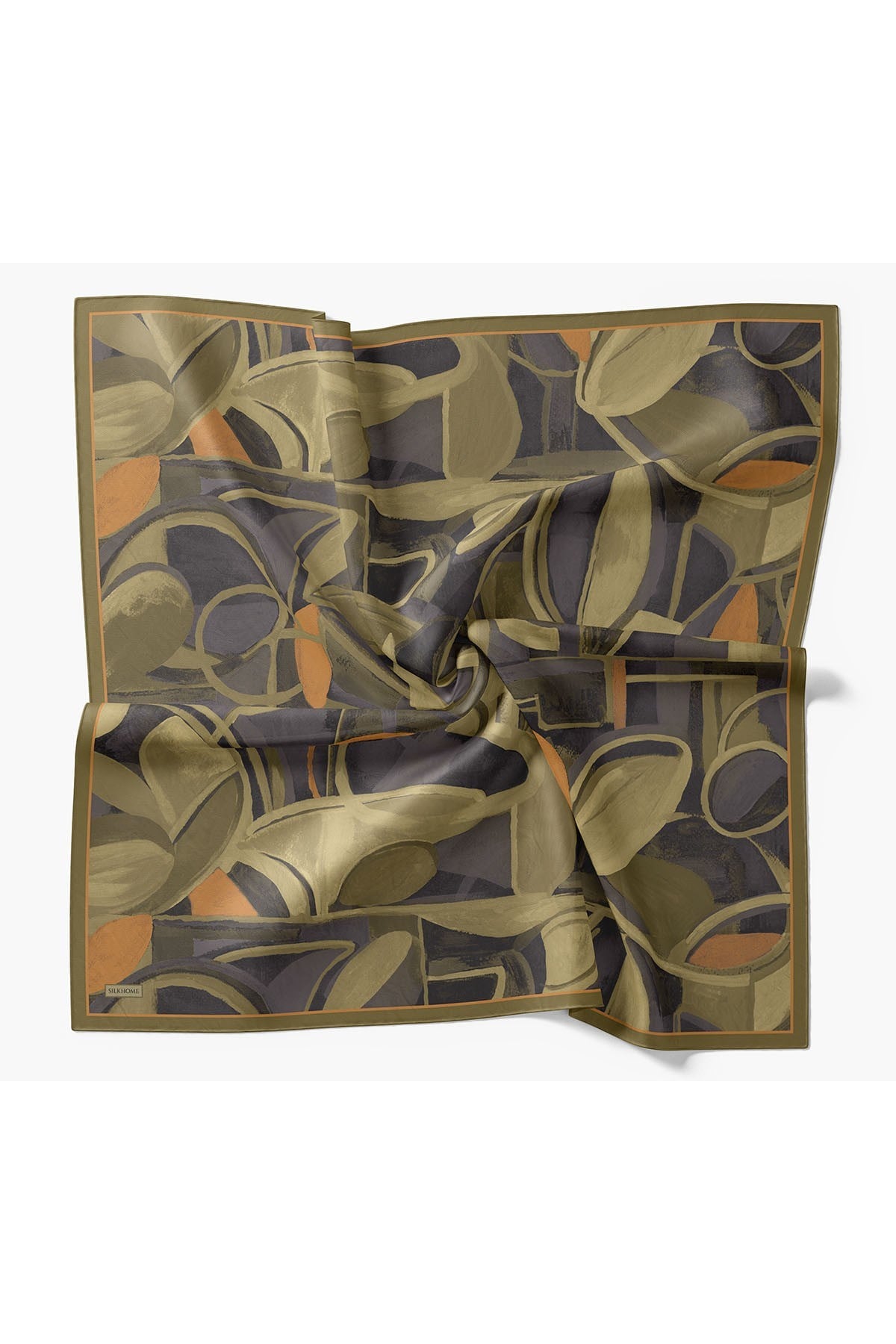 Velora Eşarp Abstract Haki