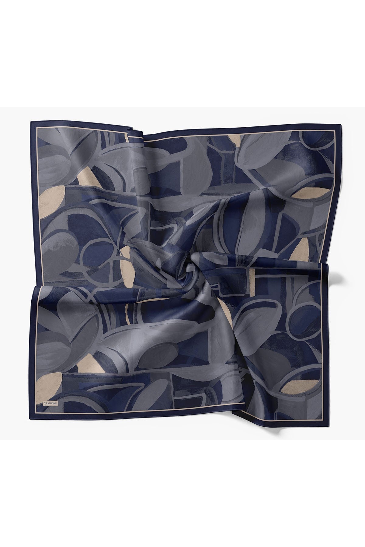 Velora Eşarp Abstract Lacivert