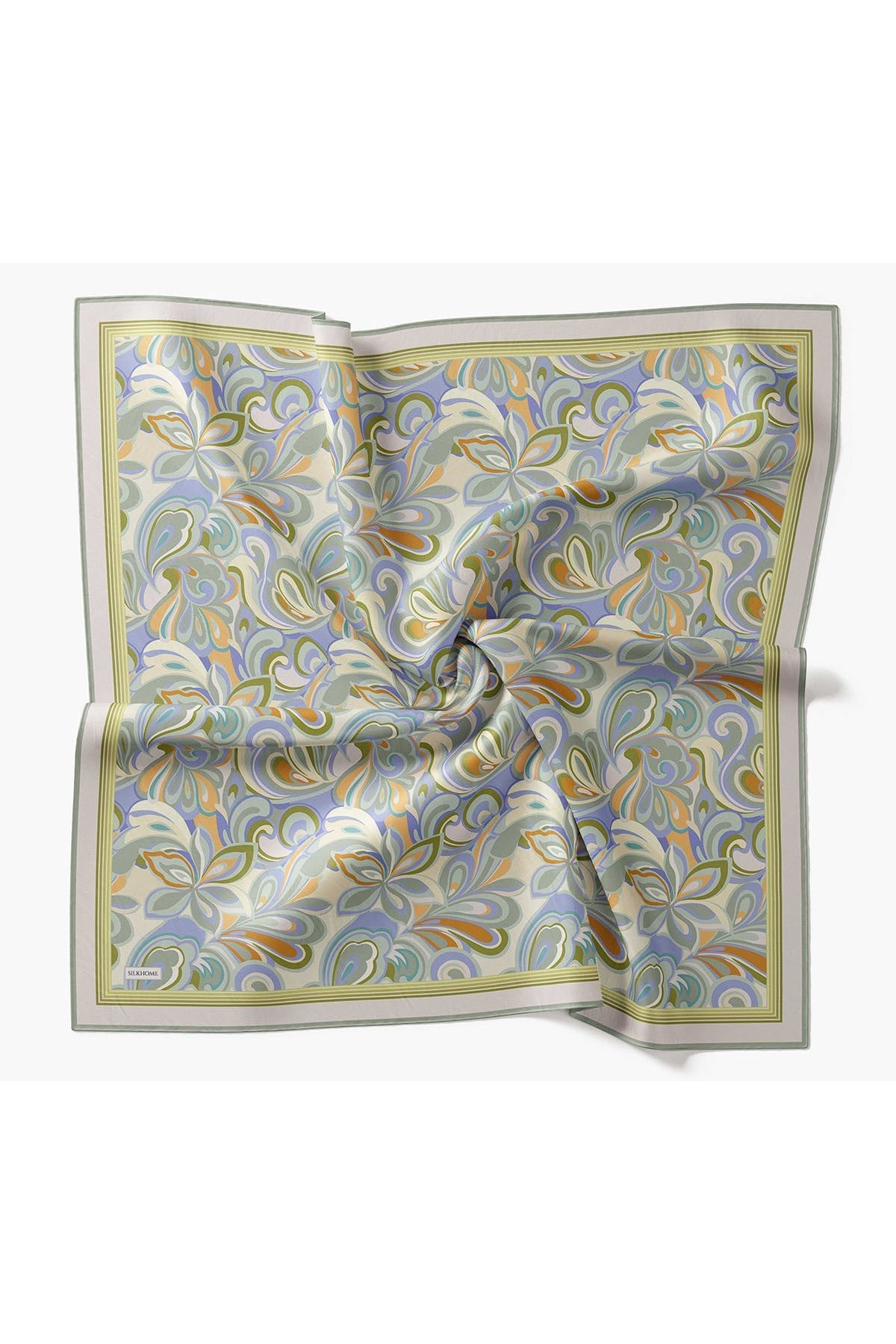 Velora Eşarp Aura Floral Mor