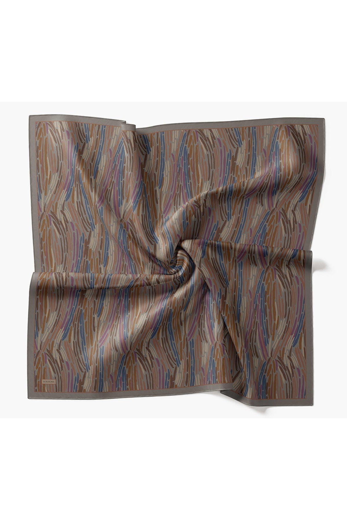 Velora Eşarp Modern Zebra Koyu Gri