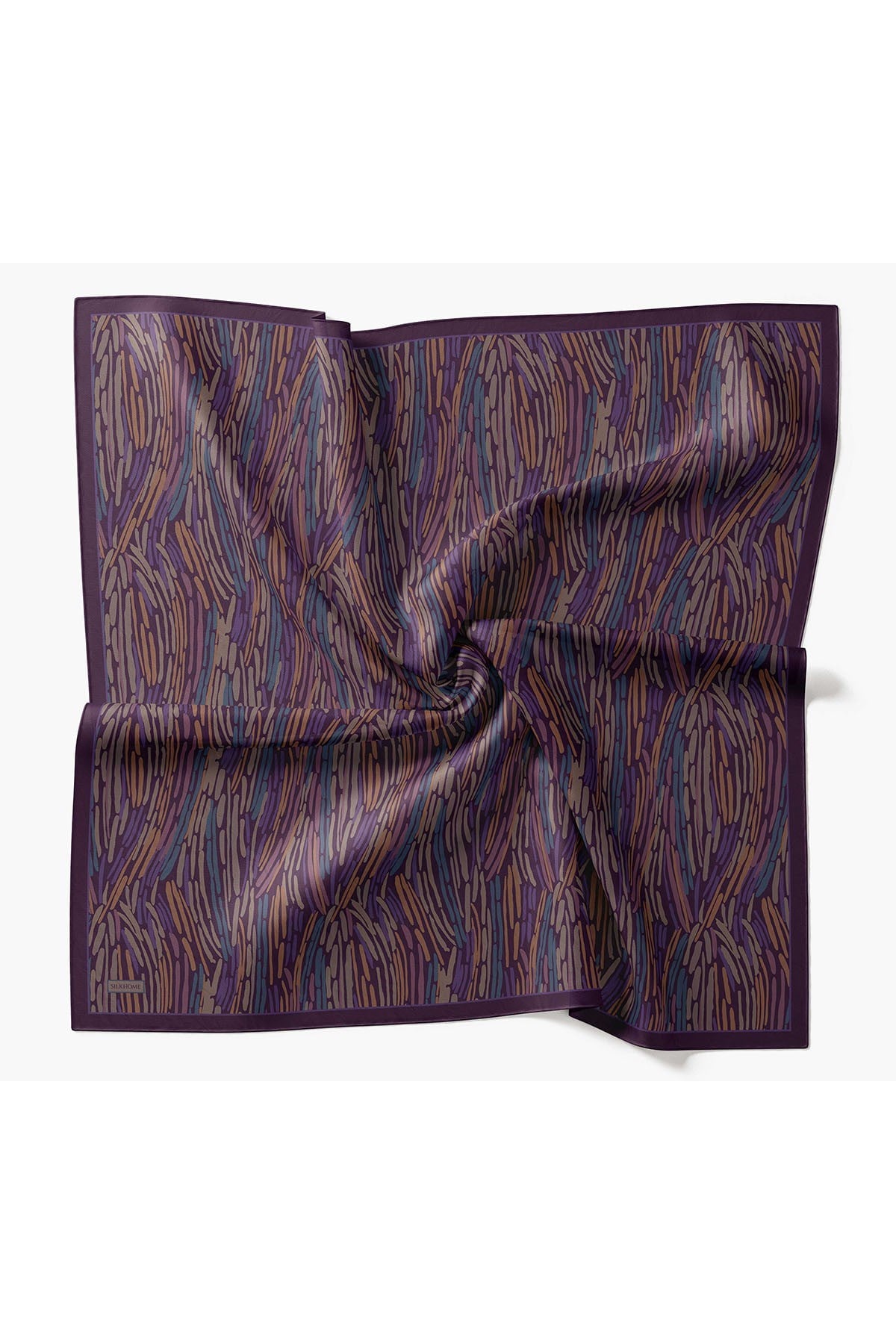 Velora Eşarp Modern Zebra Koyu Mor