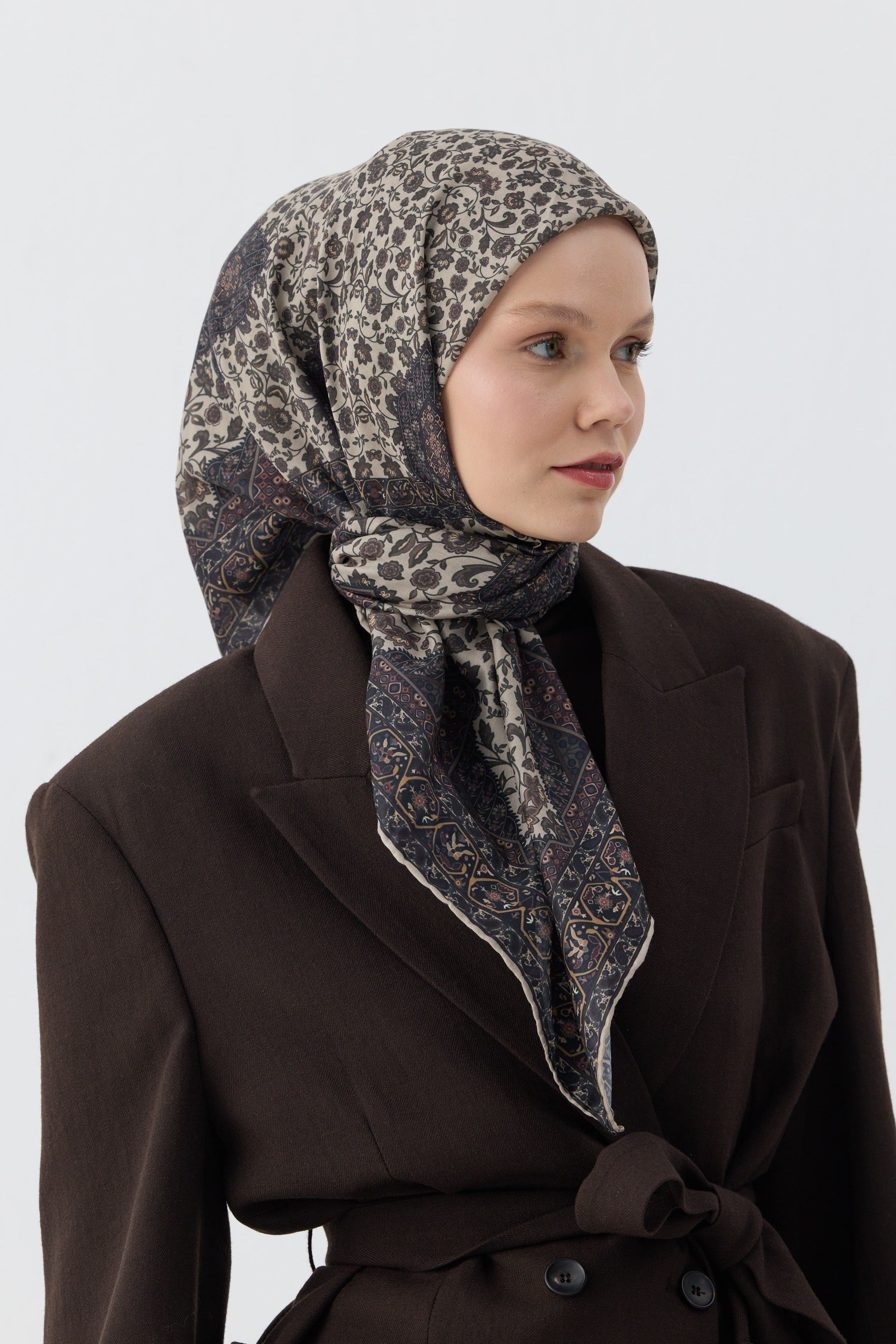 Winter Bloom Soft Eşarp 1244