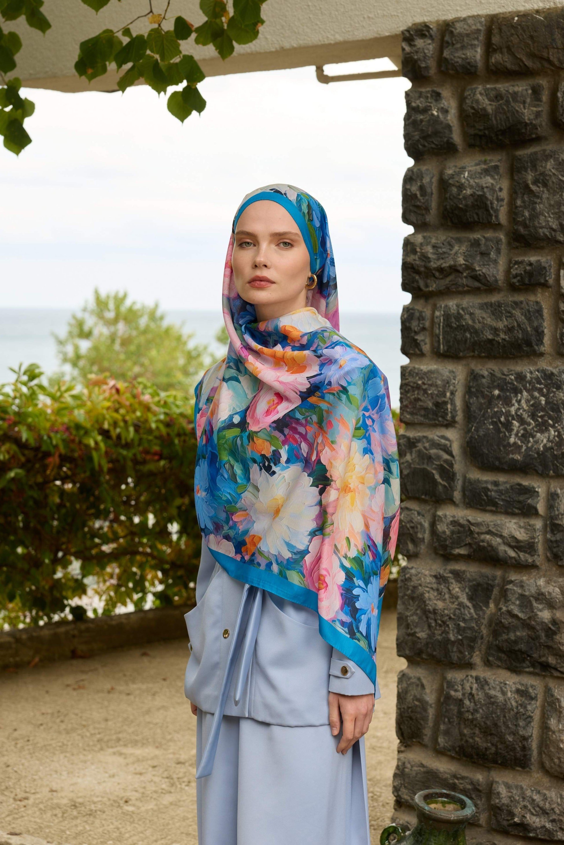 Winter Bloom Soft Şal 3069