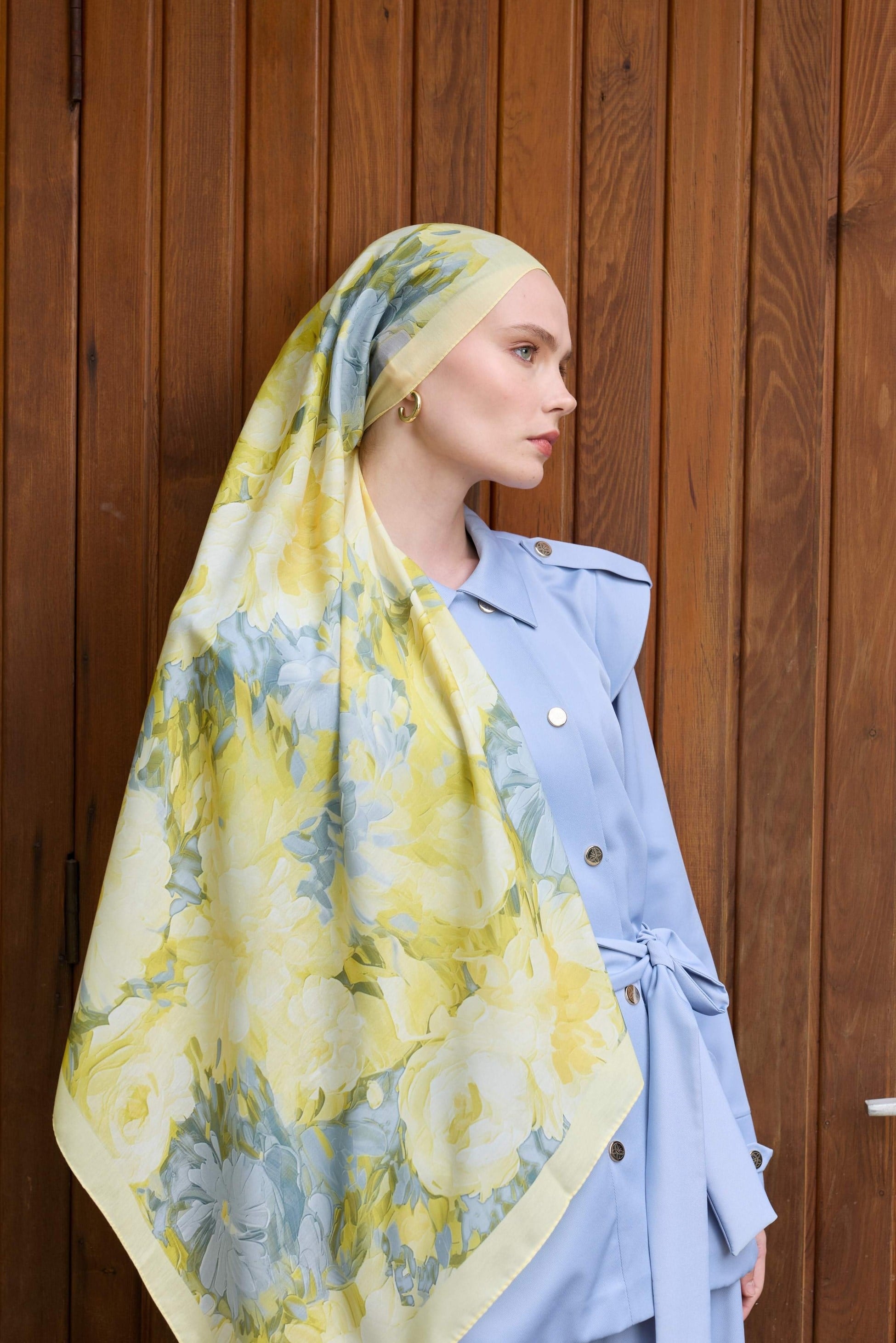 Winter Bloom Soft Şal 3069